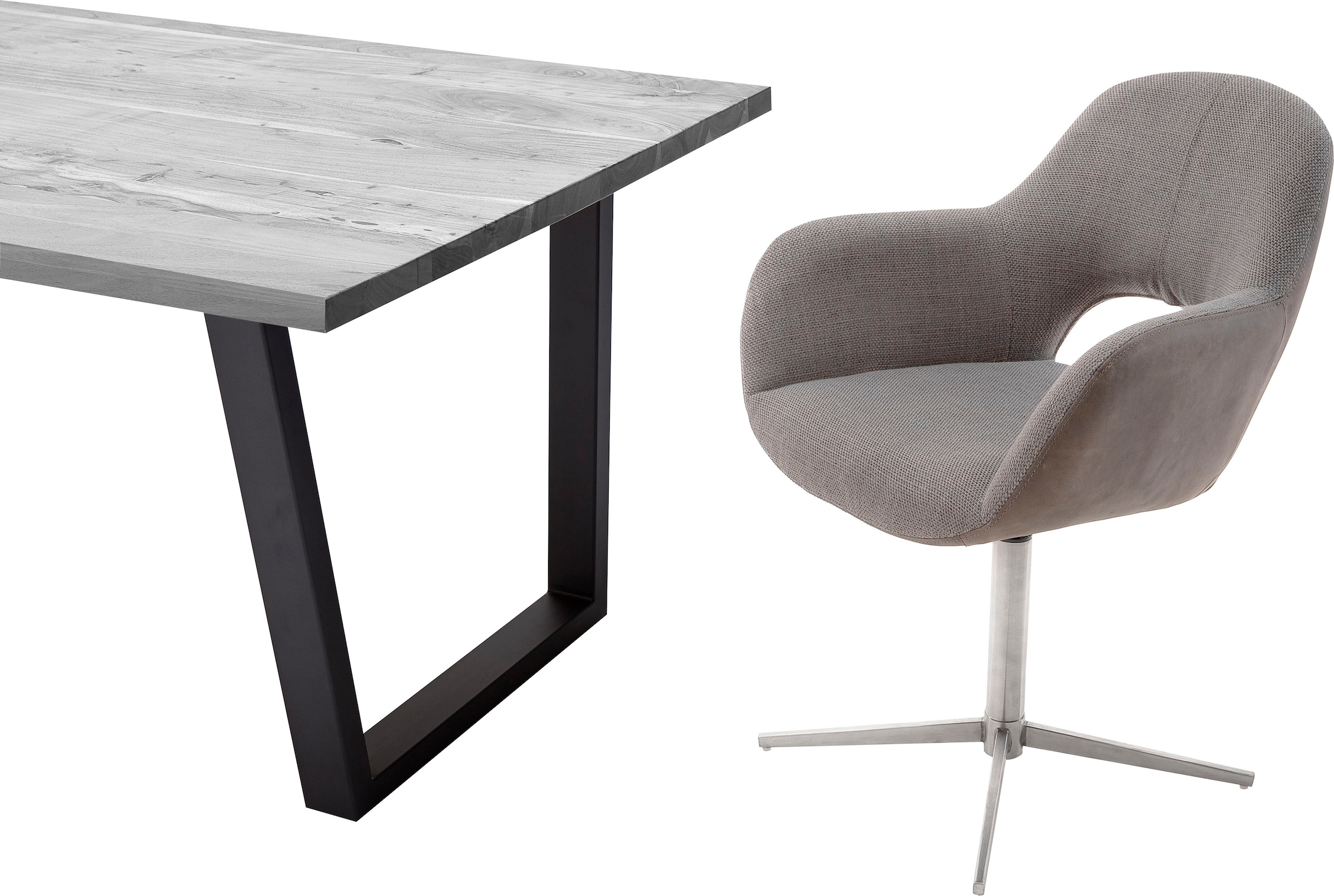 MCA furniture Esszimmerstuhl mit »Melrose«, | (Set), 360°drehbar Nivellierung Jelmoli-Versand Stuhl online St., 2 kaufen