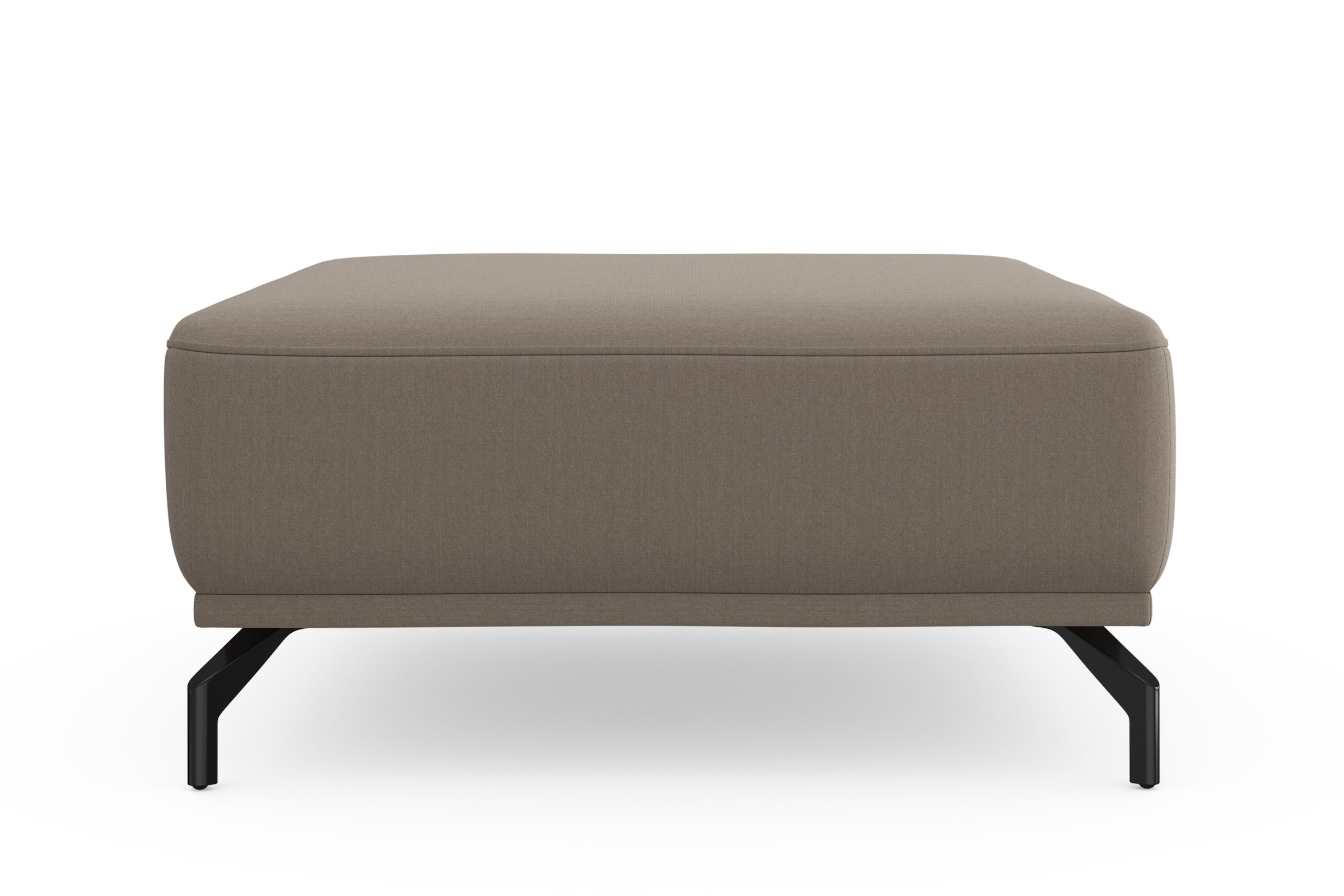 sit&more Hocker »Bailando«, mit Federkern und schwarzen, matten Metallfüssen