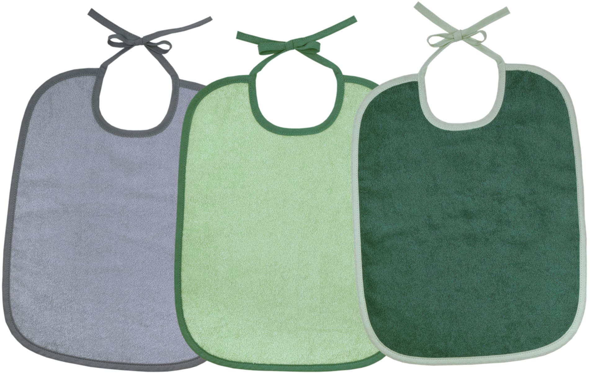 Wörner Lätzchen »Bindelätzchen 3er Pack 32x40 cm« 3 Stk. tlg. maschinenwaschbar, trocknergeeignet