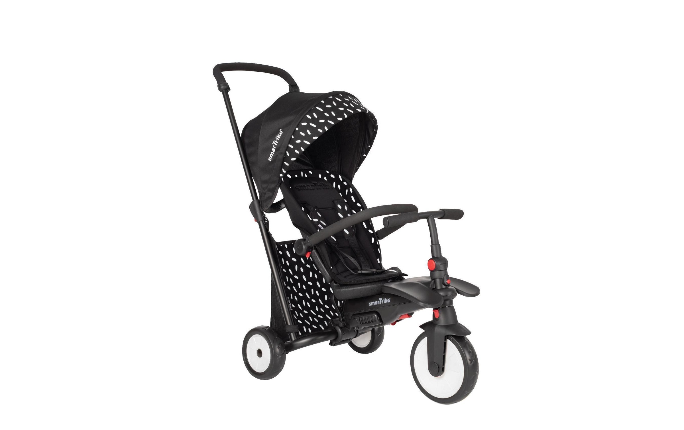 smarTrike® Dreirad-Kinderwagen »7 in 1 Schwarz/Weiss«, Dreirad 7 in 1