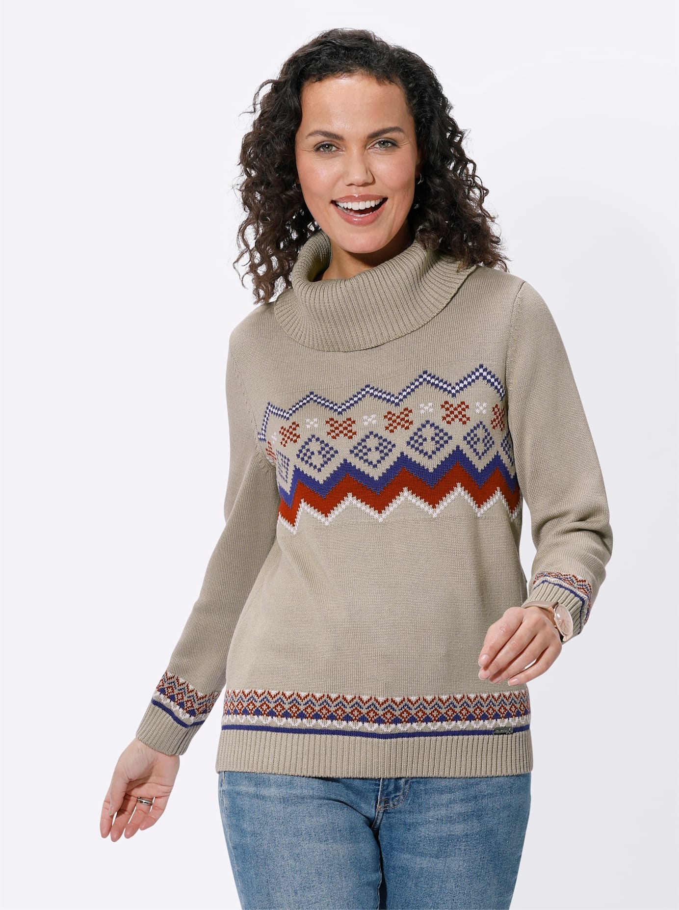 Casual Looks Rollkragenpullover »Rollkragen-Pullover«