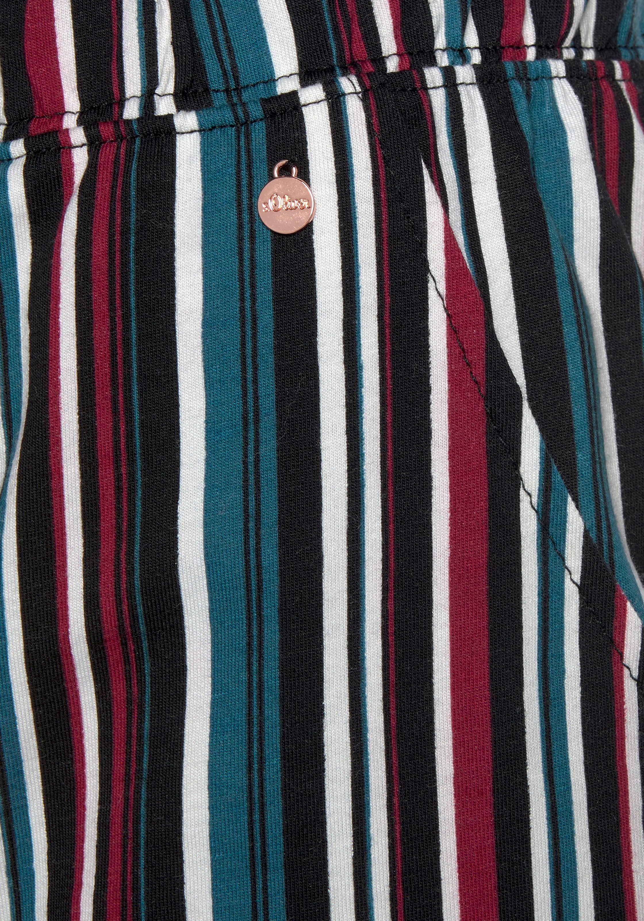 Allover-Muster Jelmoli-Versand mit bei kaufen im Schweiz online s.Oliver Kräuselsäumen Schlafshorts,