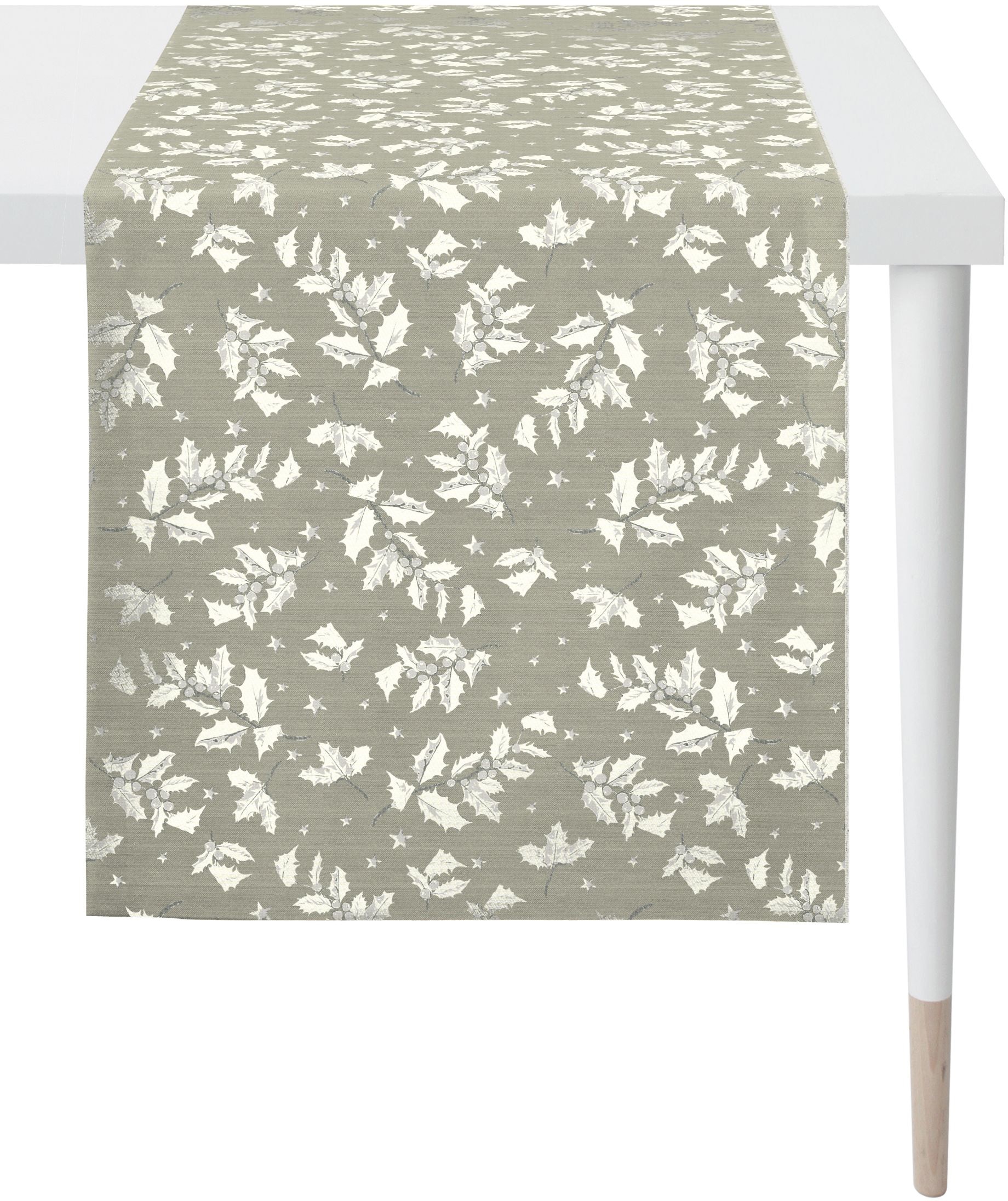 APELT Tischläufer "3625 Christmas Elegance, Jacquardgewebe, Weihnachtsdeko, Weihnachten" mit glänzenden Fäden