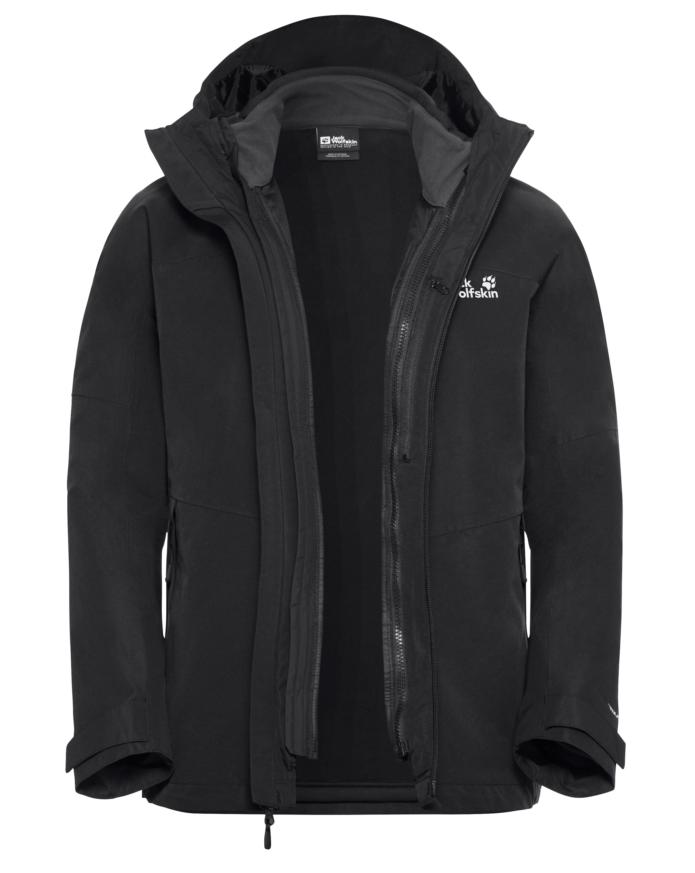 Jack Wolfskin 3-in-1-Funktionsjacke, 3in1, wasserdicht, Übergangsjacke
