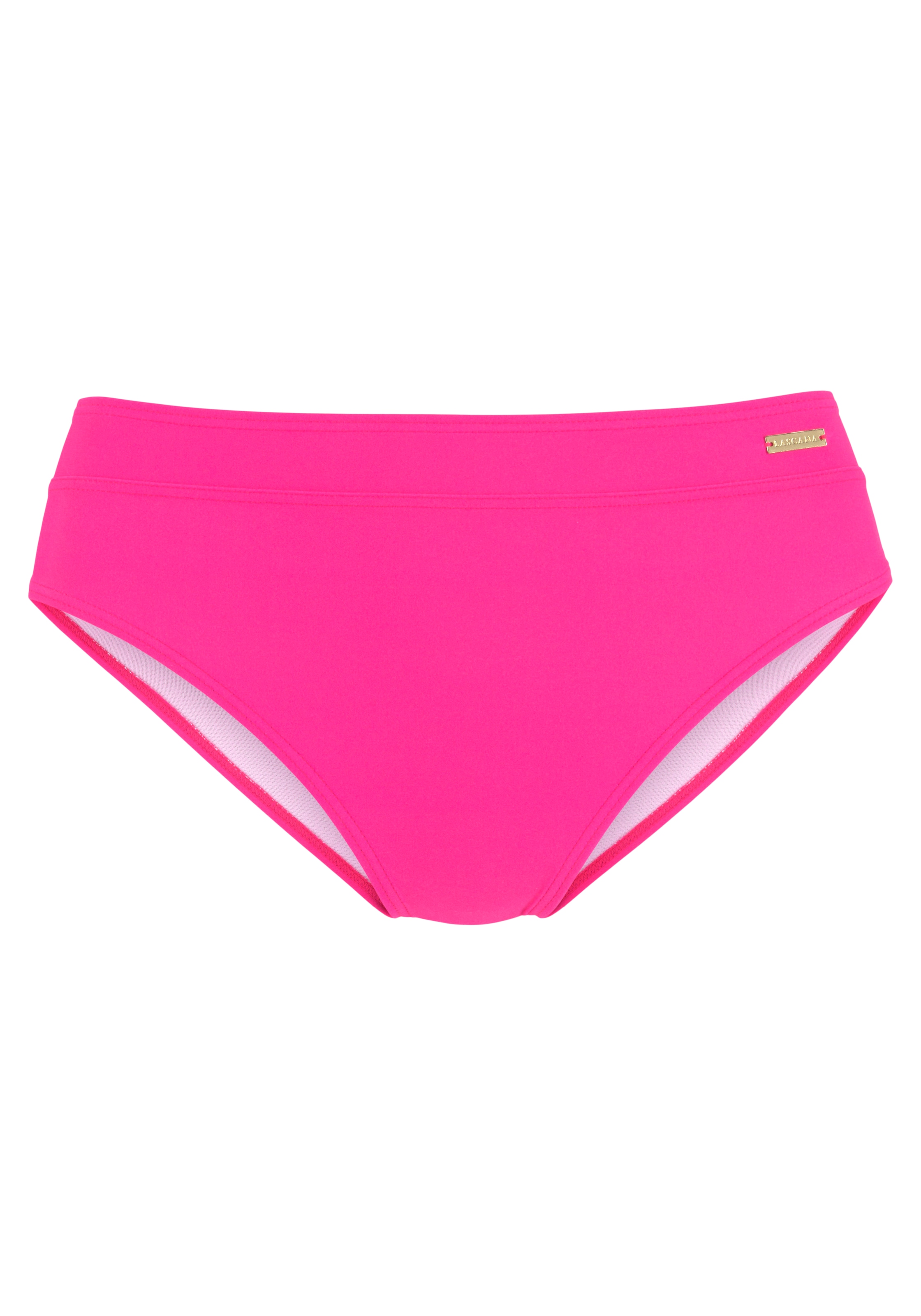 LASCANA Highwaist-Bikini-Hose »Lolo«, mit angesetztem Bündchen