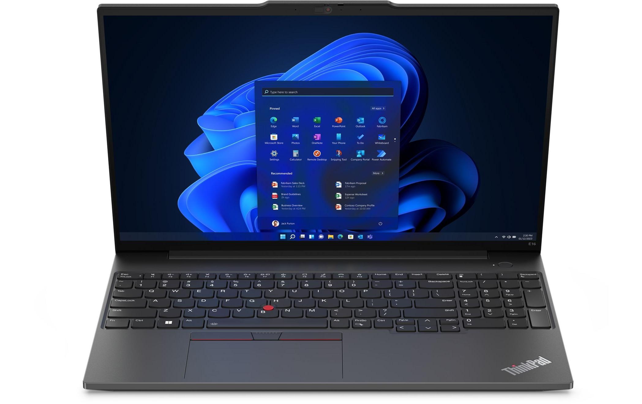 Lenovo Notebook »ThinkPad E16 Gen,1 (AMD)«, 40,48 cm, / 16 Zoll, AMD, Ryzen 7, Radeon Graphics, 1000 GB SSD