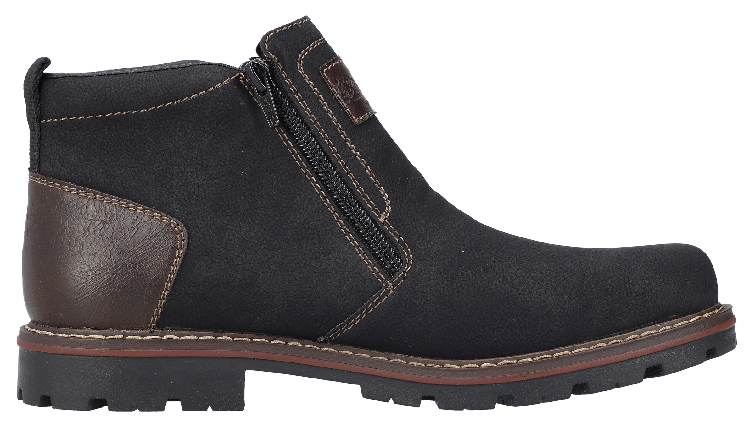 Rieker Winterstiefelette, Winterboots, Warmfutter, Reissverschlüsse, mit TEX-Ausstattung