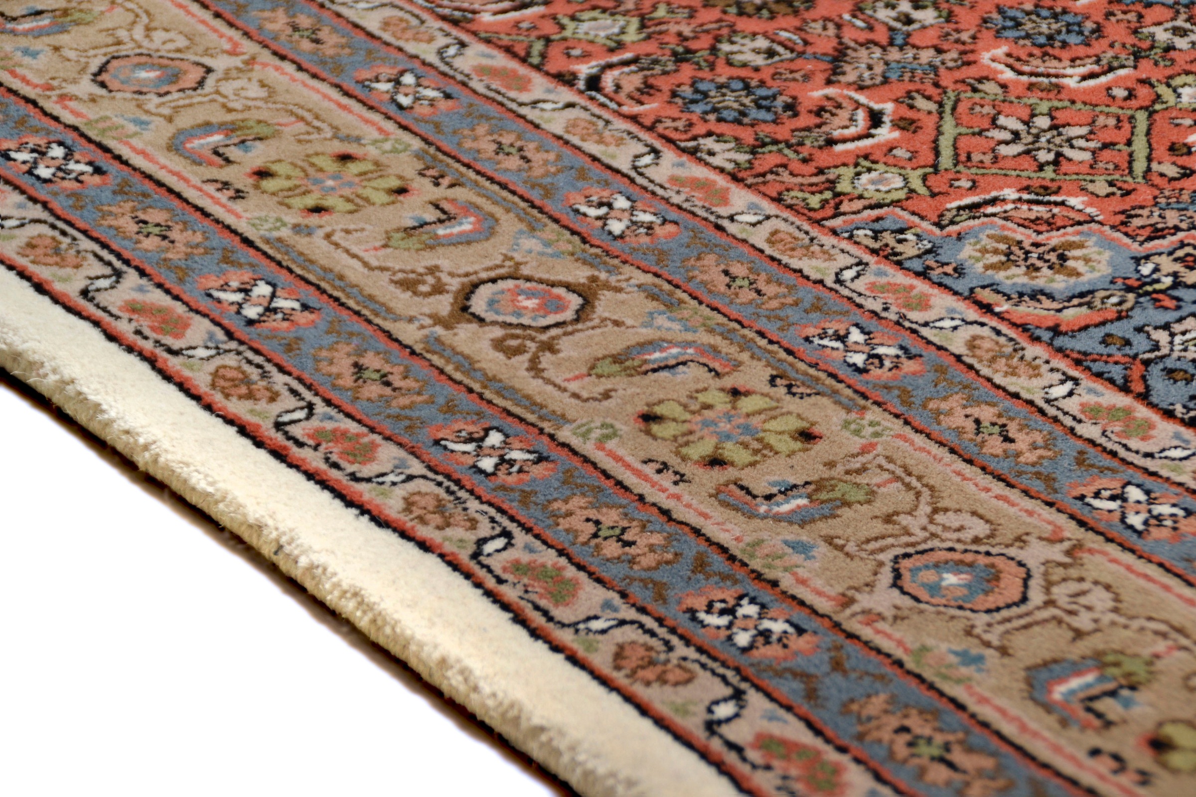 THEKO Orientteppich »Benares Bidjar«, rechteckig, 12 mm Höhe, reine Wolle, handgeknüpft, mit Fransen