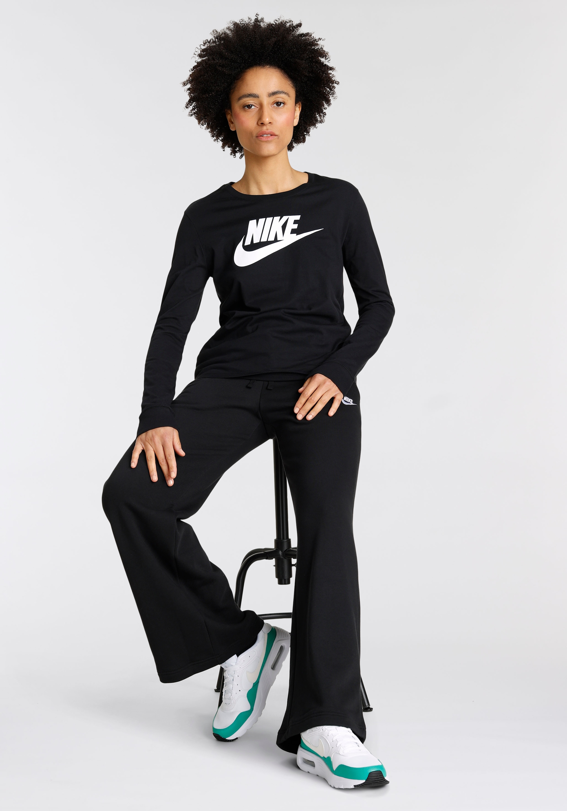 Nike Sportswear Langarmshirt »W NSW Jelmoli-Versand TEE kaufen FTRA« ICN LS bei ESSNTL Schweiz online