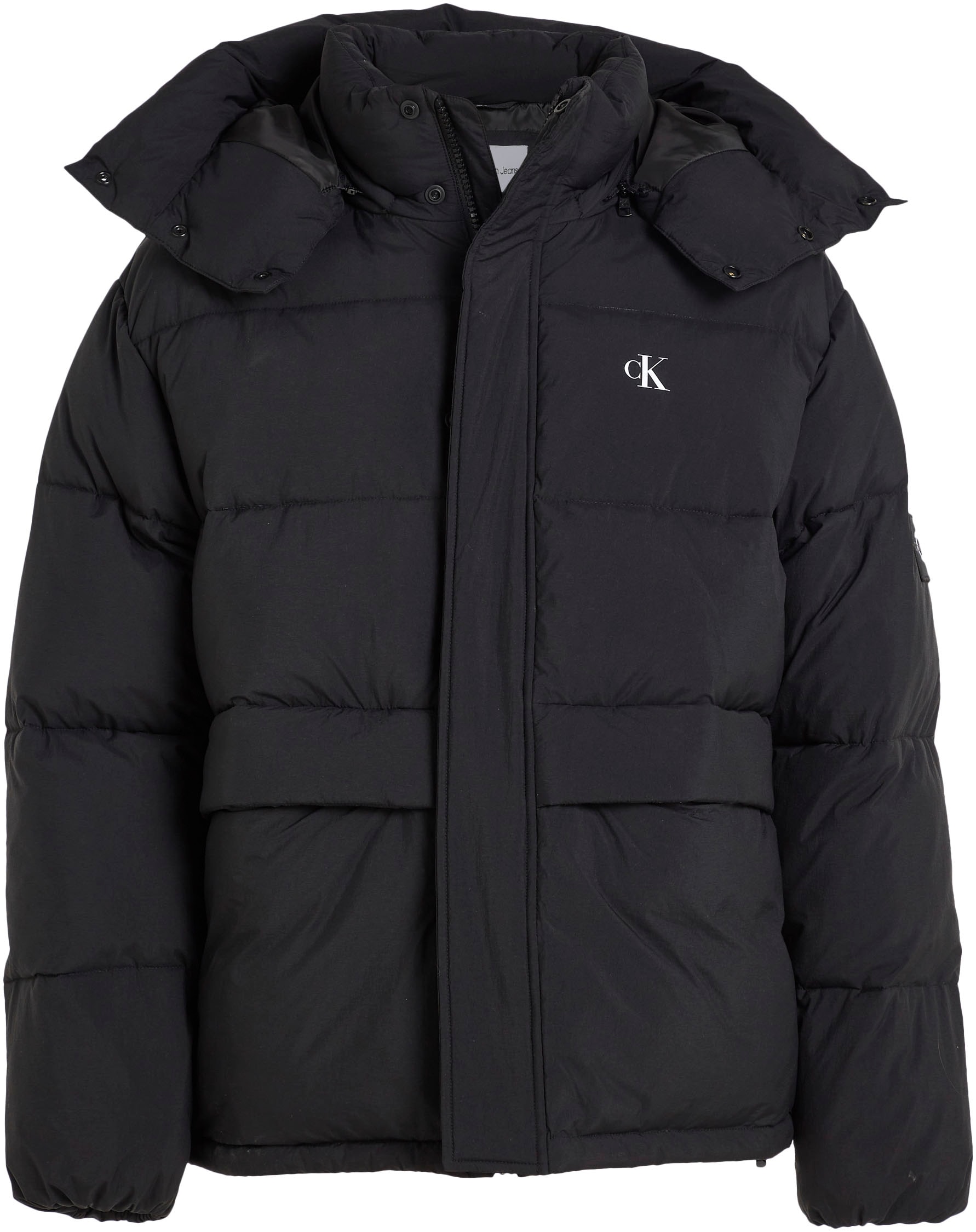 Calvin Klein Jeans Steppjacke »ESS NON DOWN RELAXED JACKET«, mit Kapuze