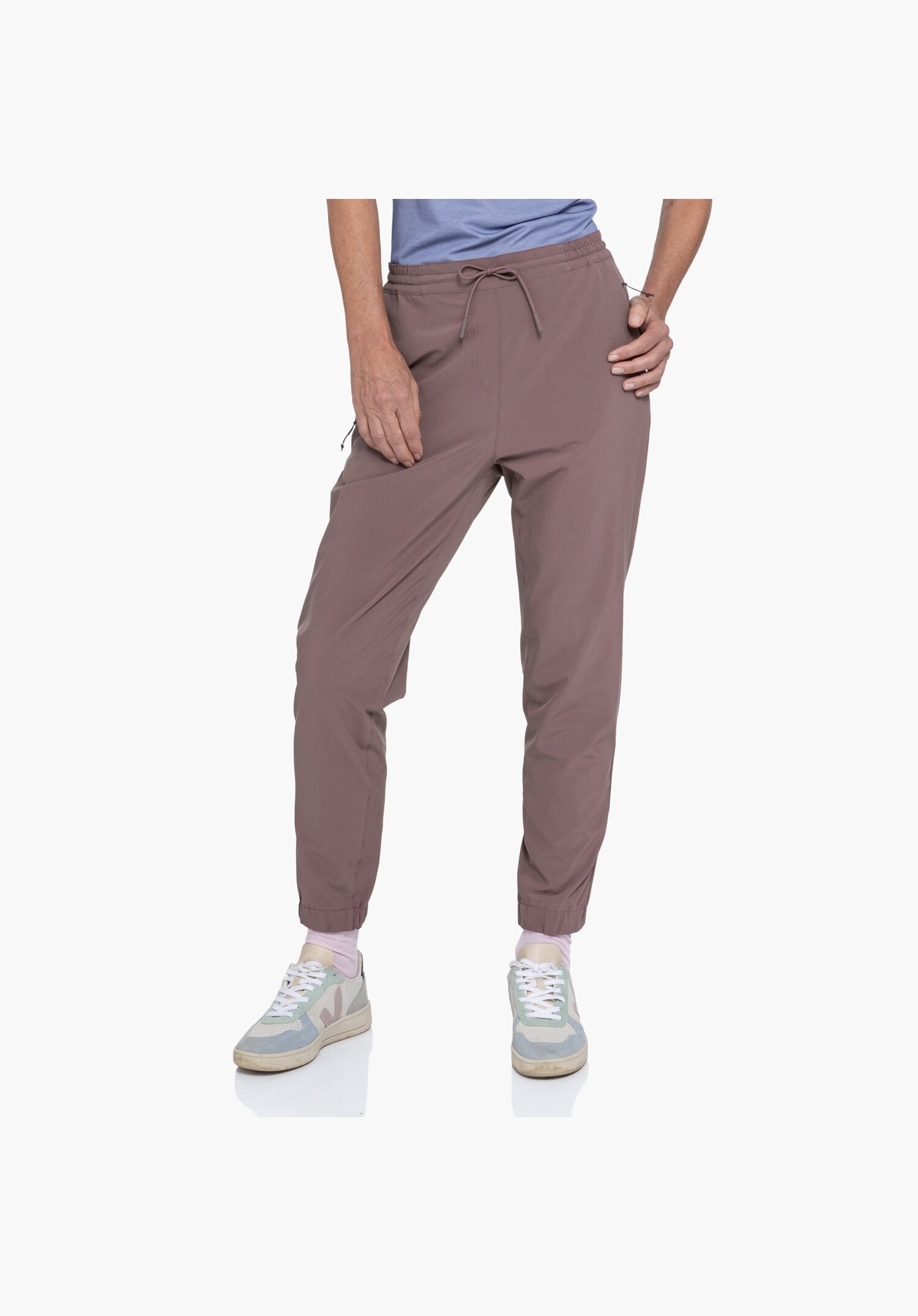 Schöffel Twilight Mauve Funktionshose "Pants Vienna L" Sportlicher Stil, Bequeme Passform