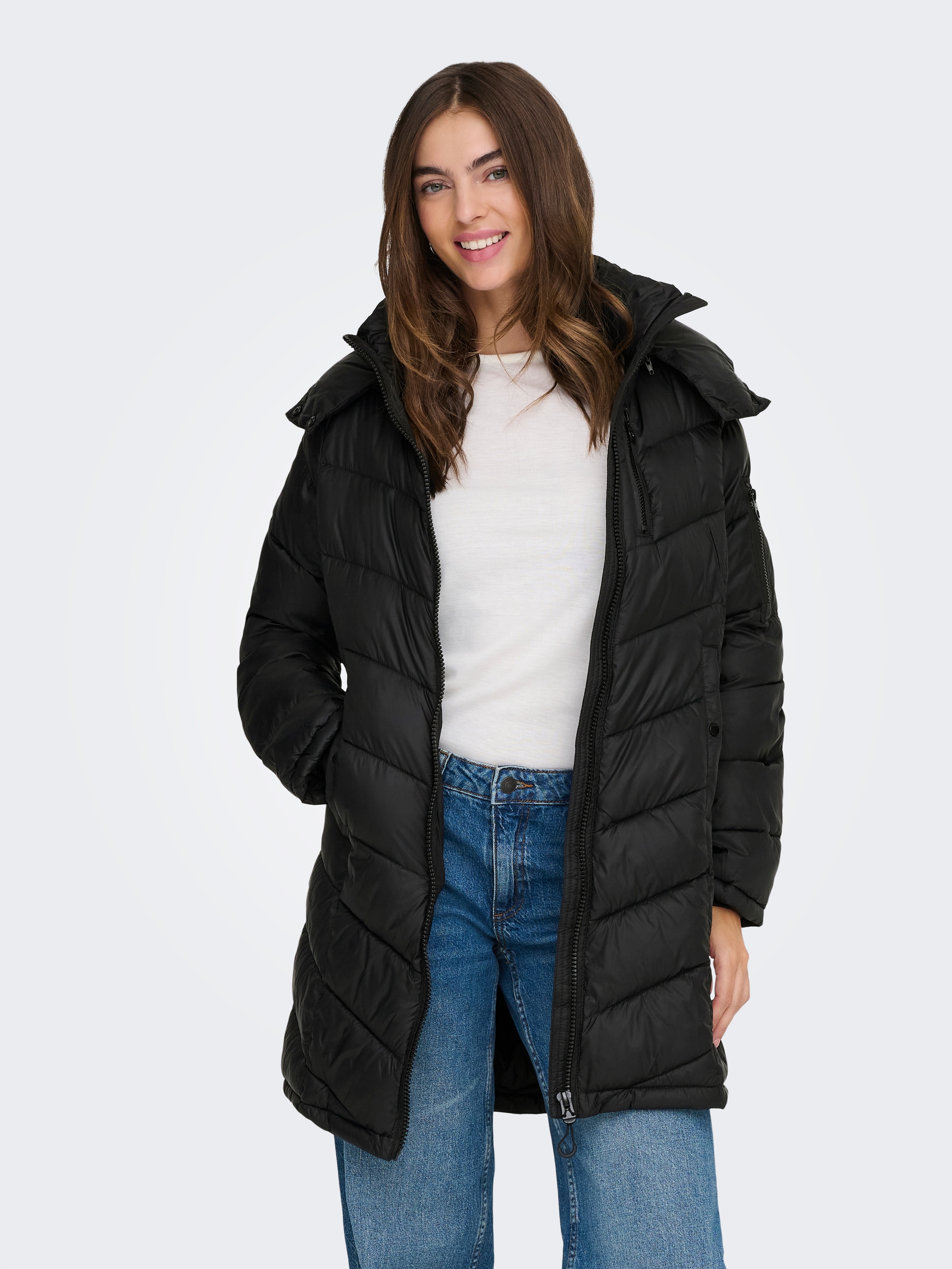 ONLY Steppmantel "ONLTAHIA LW QUILTED COAT CC OTW"