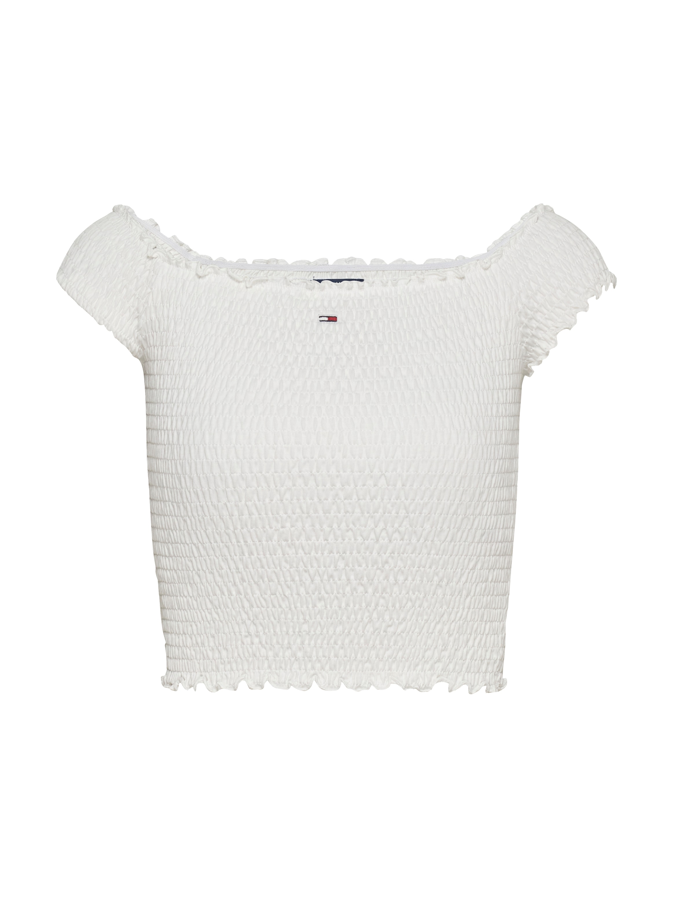 Tommy Jeans Smoktop »TJW CRP SMOCK TOP«, in Smok-Optik
