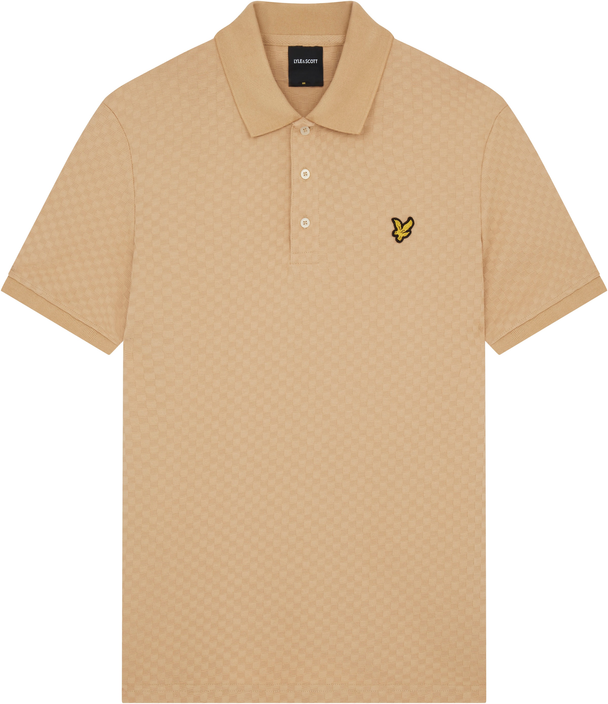 Lyle & Scott Poloshirt mit Logostickerei auf der Brust