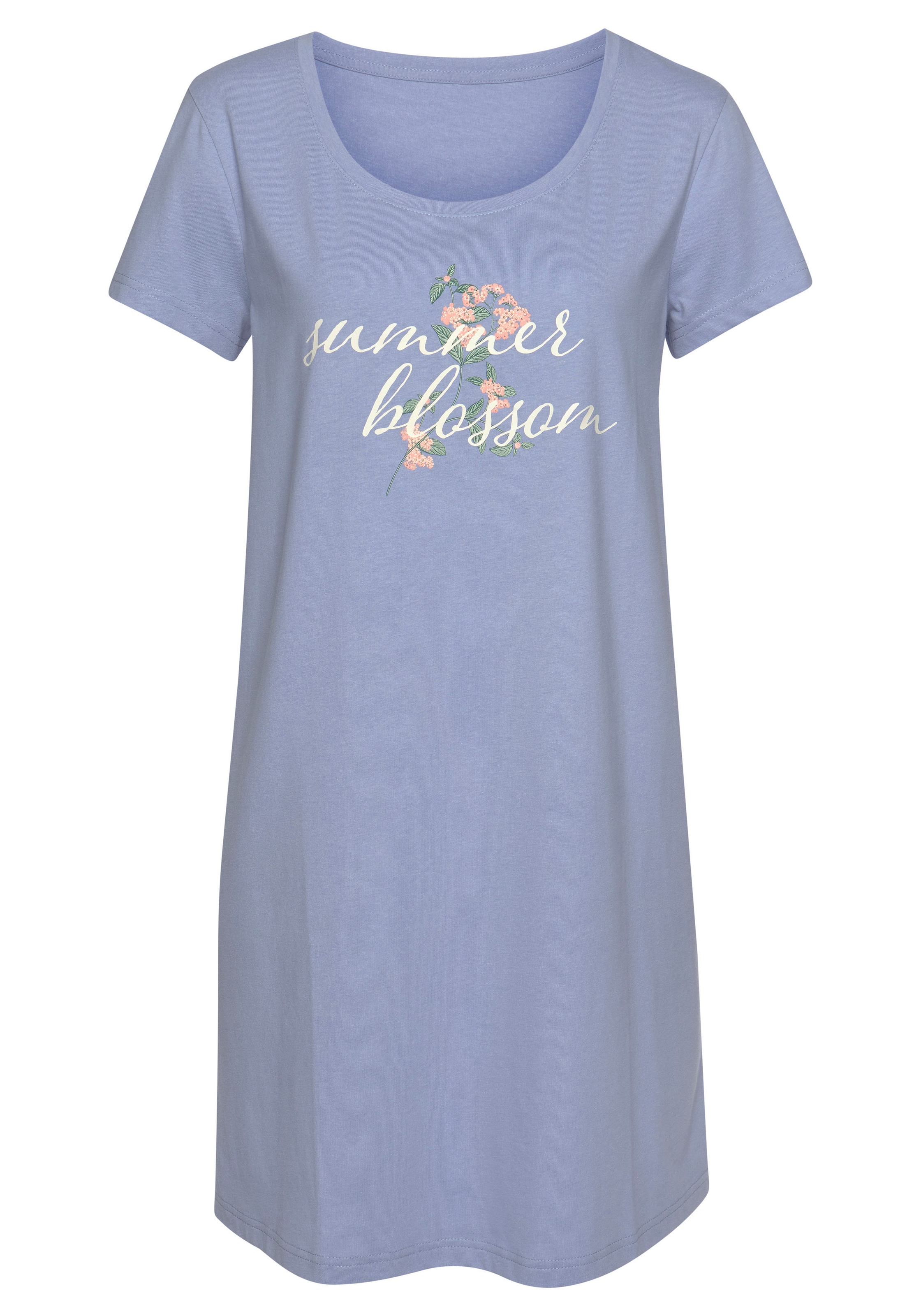Vivance Dreams Sleepshirt, mit Statement Druck
