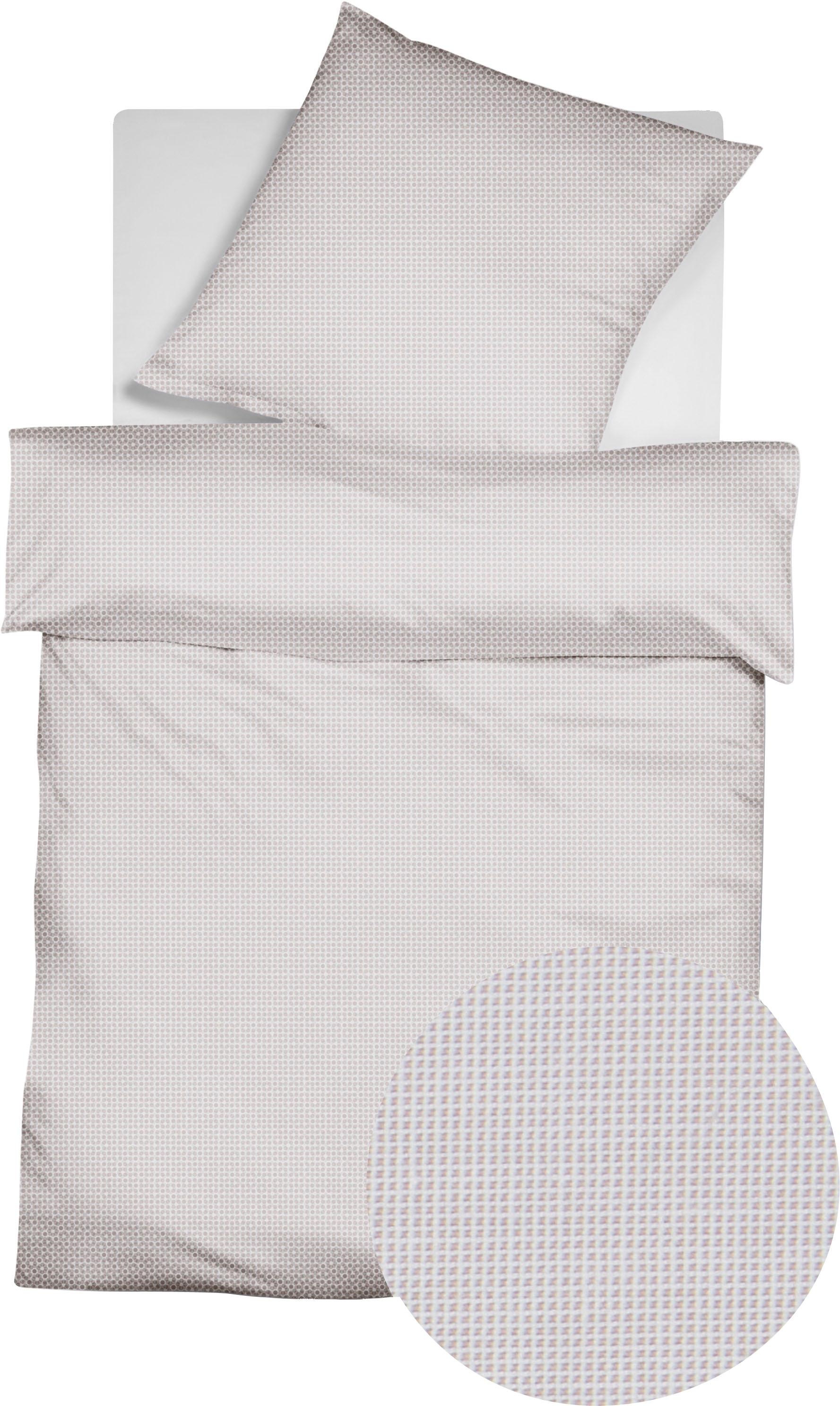 fleuresse Bettwäsche »Porto«, 100% Baumwolle, in Gr. 135x200, 155x220, 200x200cm, Reissverschluss
