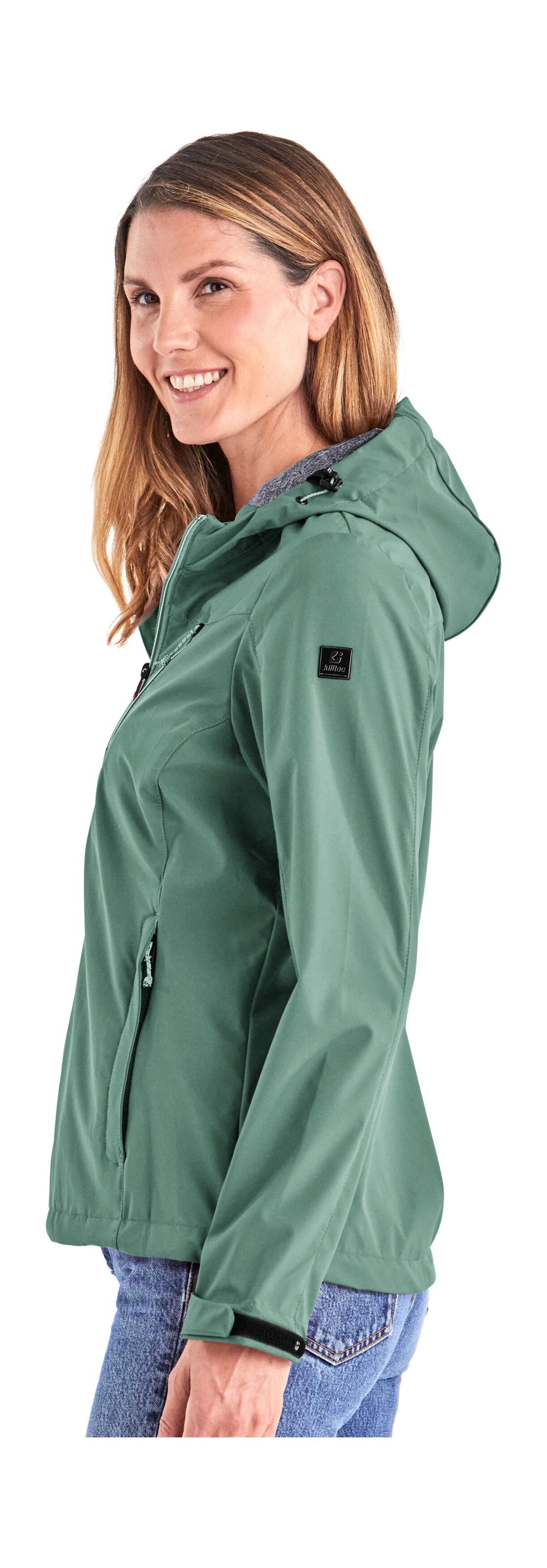 Killtec Softshelljacke »KOS 89 WMN SFTSHLL JCKT«, Damen Softshelljacke: Wind-und wasserdicht, atmungsaktiv, PFAS-frei