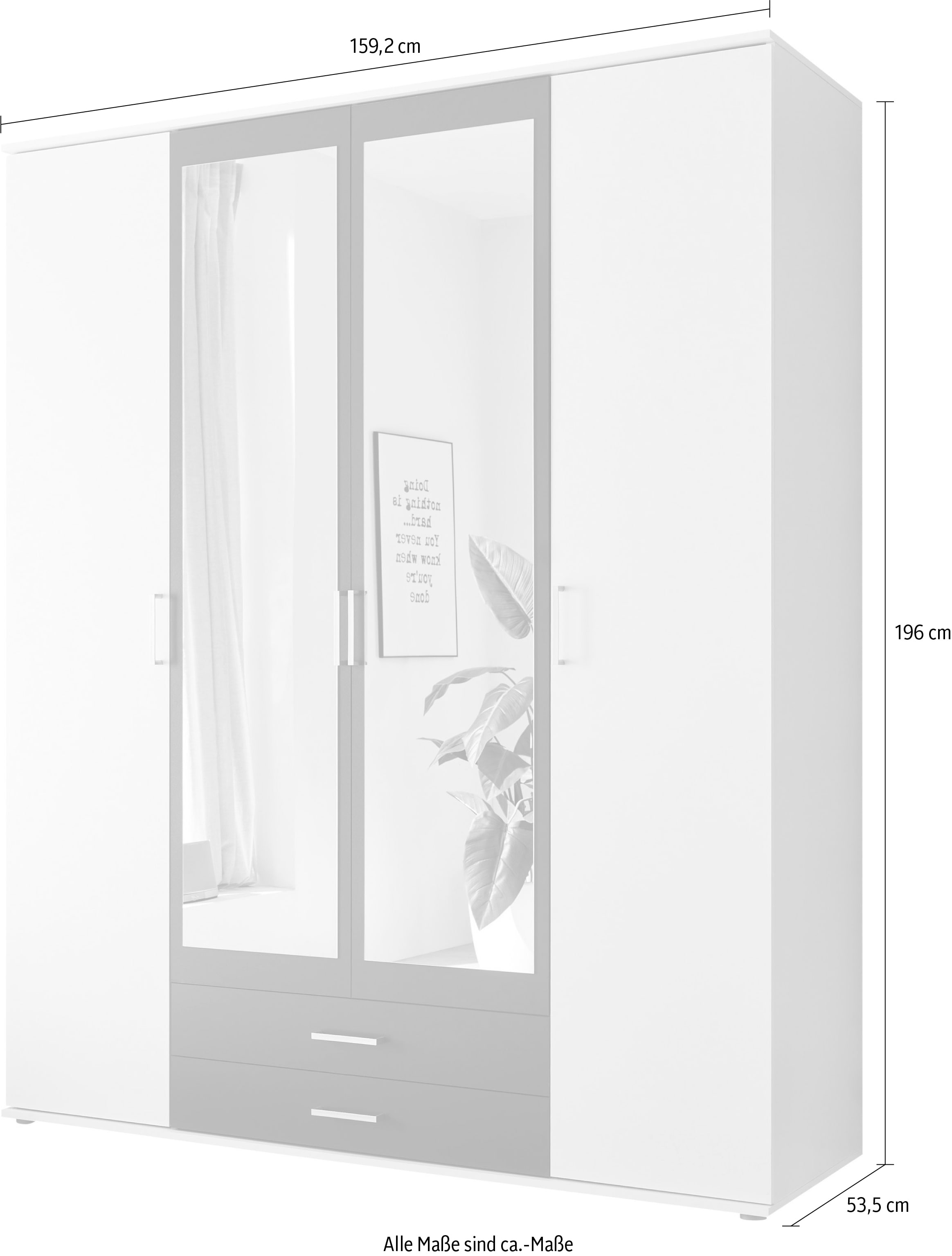 Schlafkontor Kleiderschrank »Hanau«