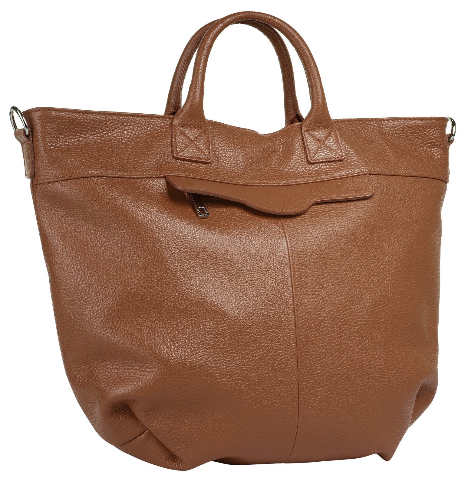 Samantha Look Henkeltasche, echt Leder, Made in Italy