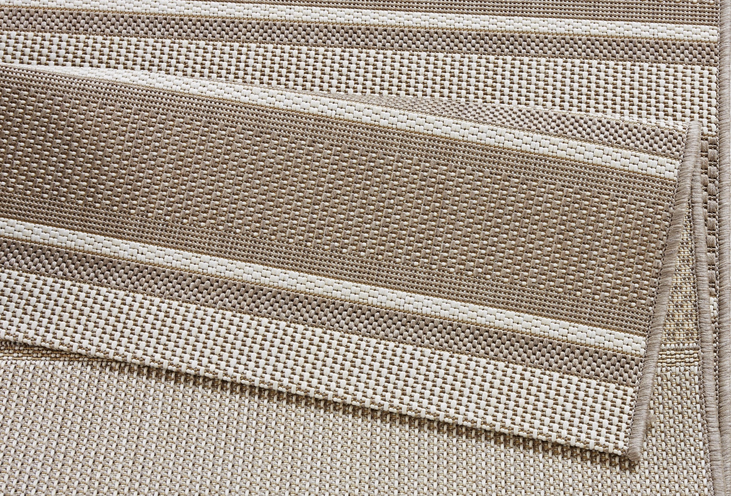 NORTHRUGS Läufer »Strap«, rechteckig, 8 mm Höhe, In- & Outdoor, Teppich, Streifen, Balkon, Terrasse, Garten, Wohnzimmer