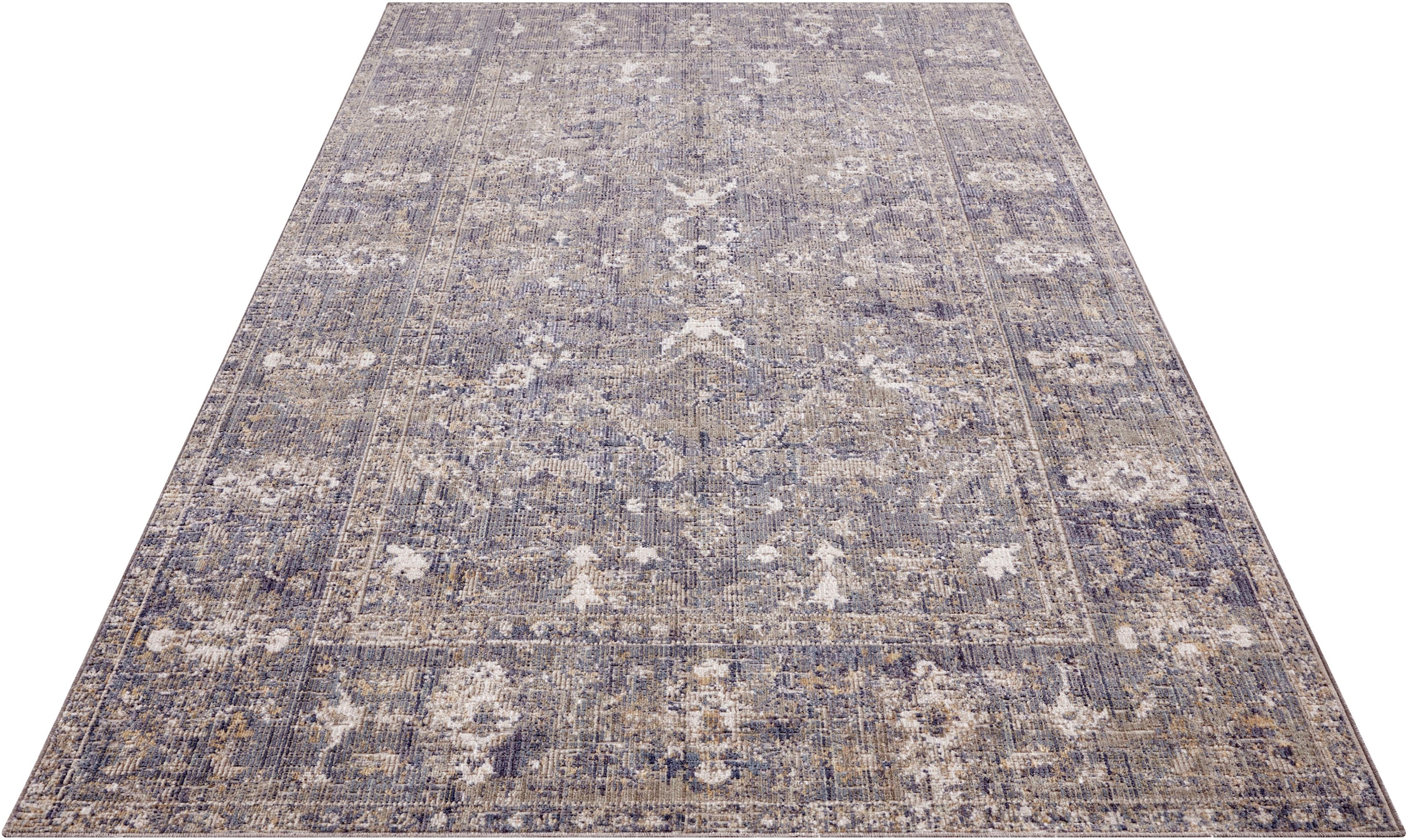 NORTHRUGS Teppich »Port Said«, rechteckig, 3 mm Höhe, In-& Outdoor, Läufer, Wetterfest, Balkon, Wohnzimmer, Orient