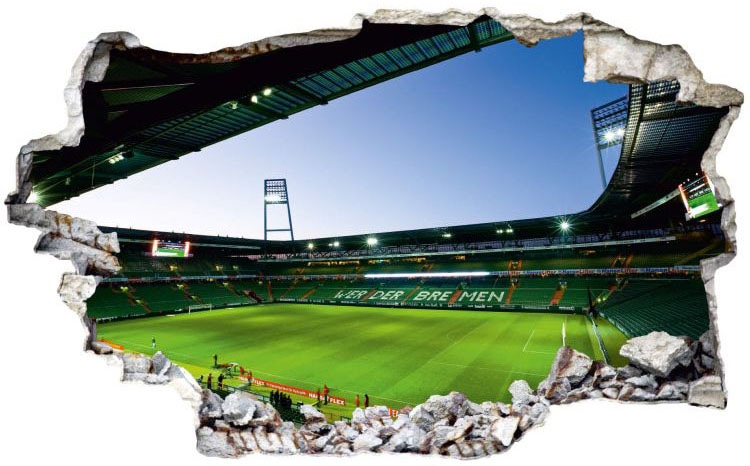 Wandtattoo »Fussball Werder Bremen Logo«, (1 St.), selbstklebend, entfernbar