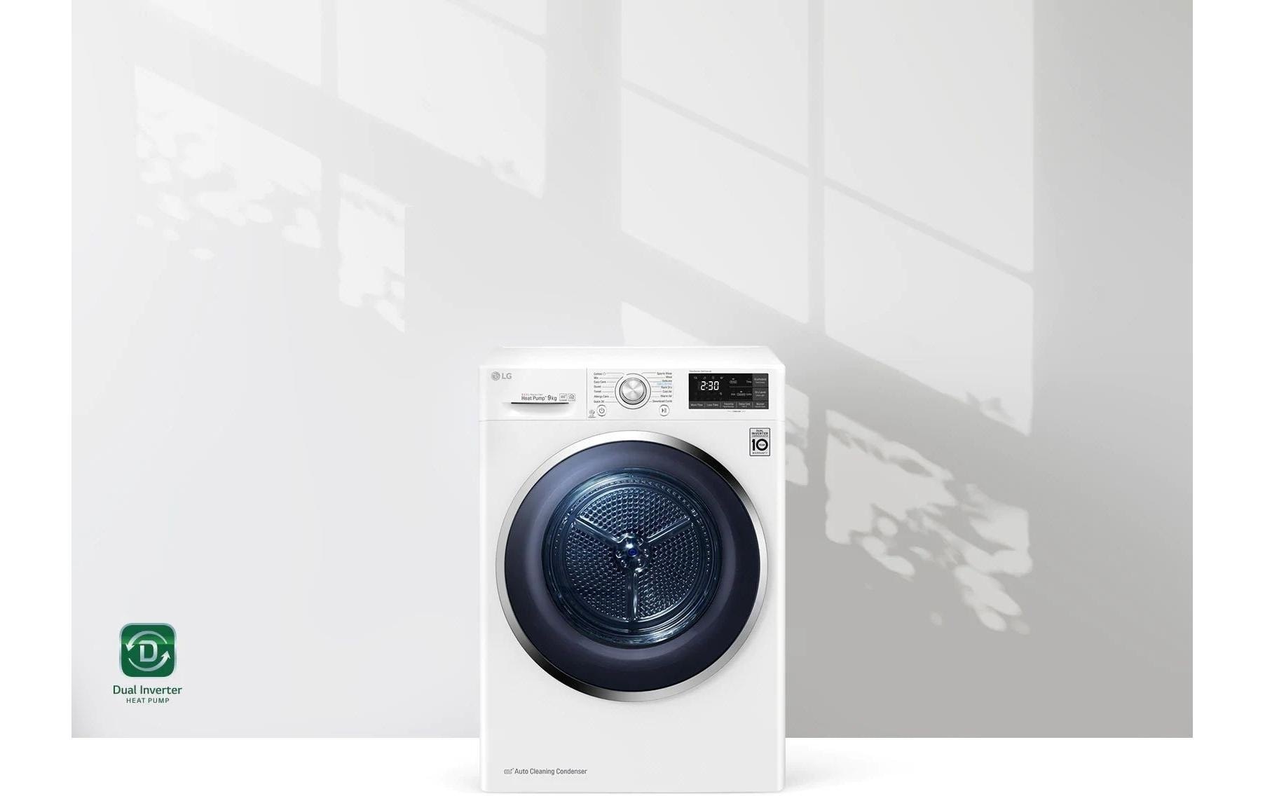 LG Wärmepumpentrockner »RT80V9W Links/Wechselbar«, 8 kg
