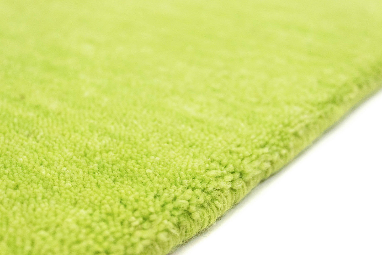 morgenland Wollteppich »Uni - Gabbeh Teppich - Softy«, rechteckig, 1,6 mm Höhe, Gabbeh Optik, Uni Farben, reine Wolle, sehr weicher Flor, Wohnzimmer