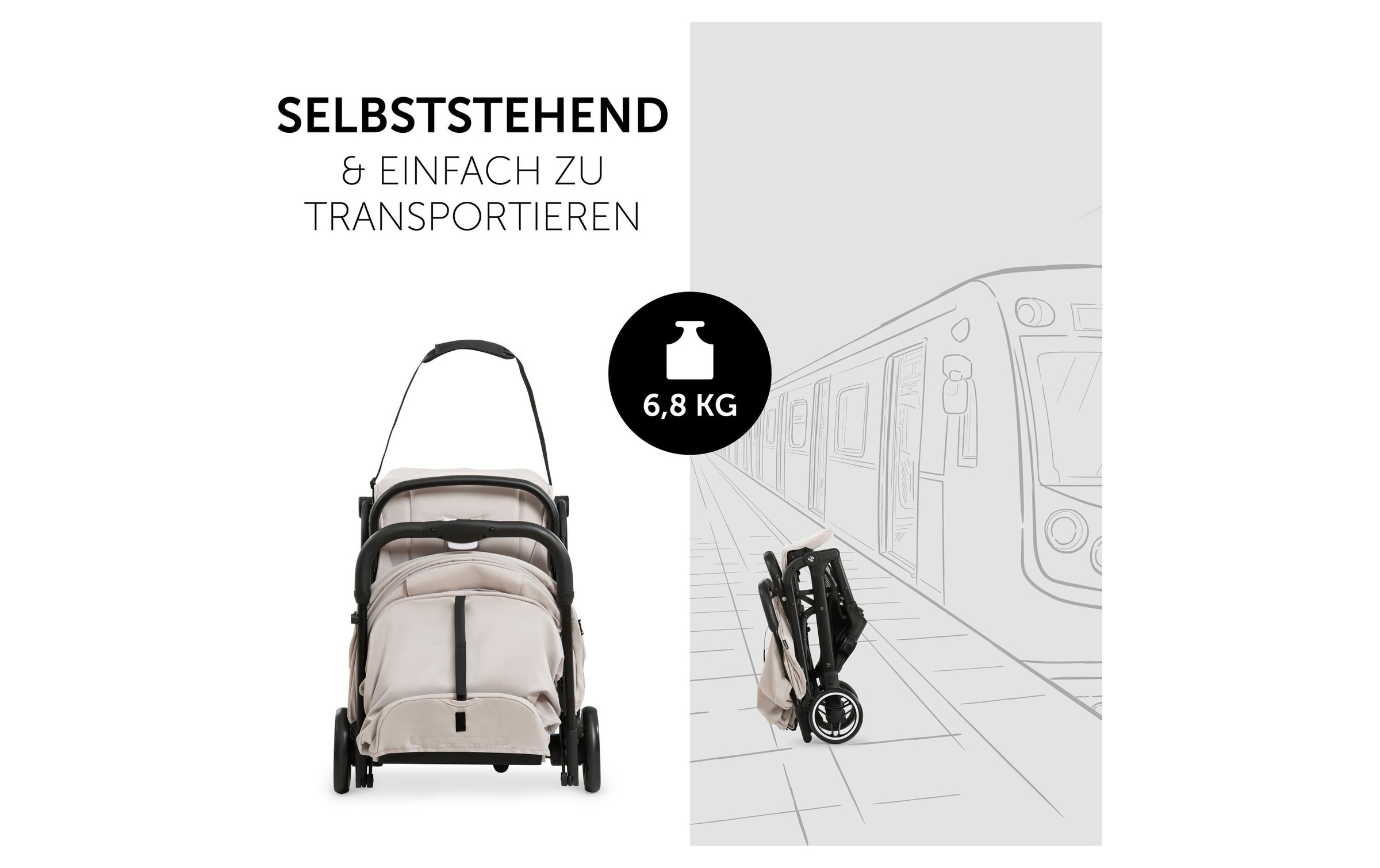 Hauck Kinder-Buggy »Travel N Care Plus«, 25 kg