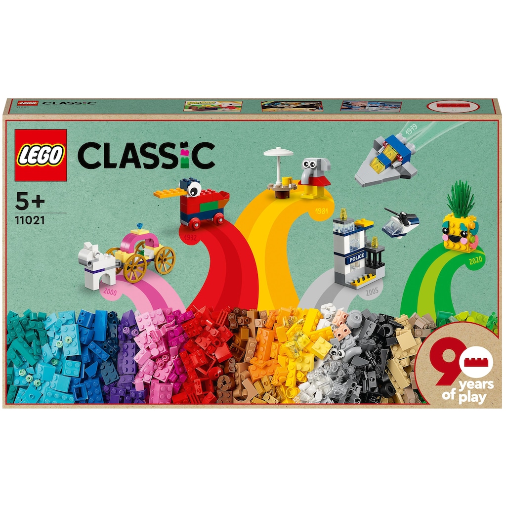 LEGO® Spielbausteine »90 Jahre Spielspass 1«, (1100 St.)