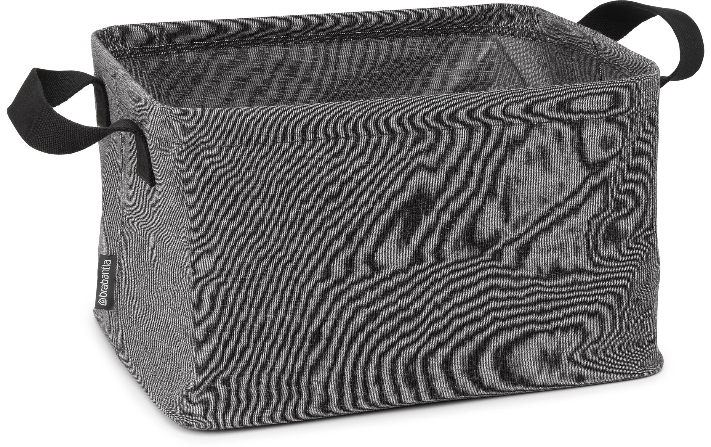 Brabantia Wäschekorb 35 l dunkelgrau zusammenklappbar