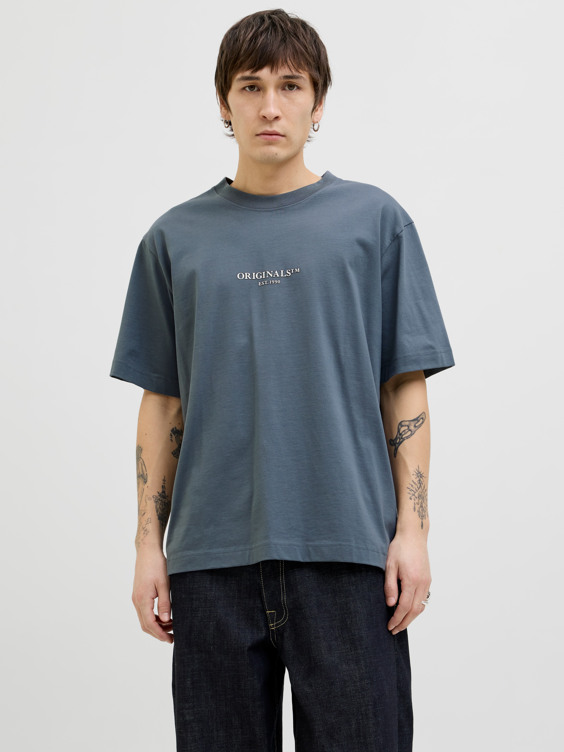 Jack & Jones T-Shirt »JORISLINGTON MINIMAL BRANDING TEE SS SN«