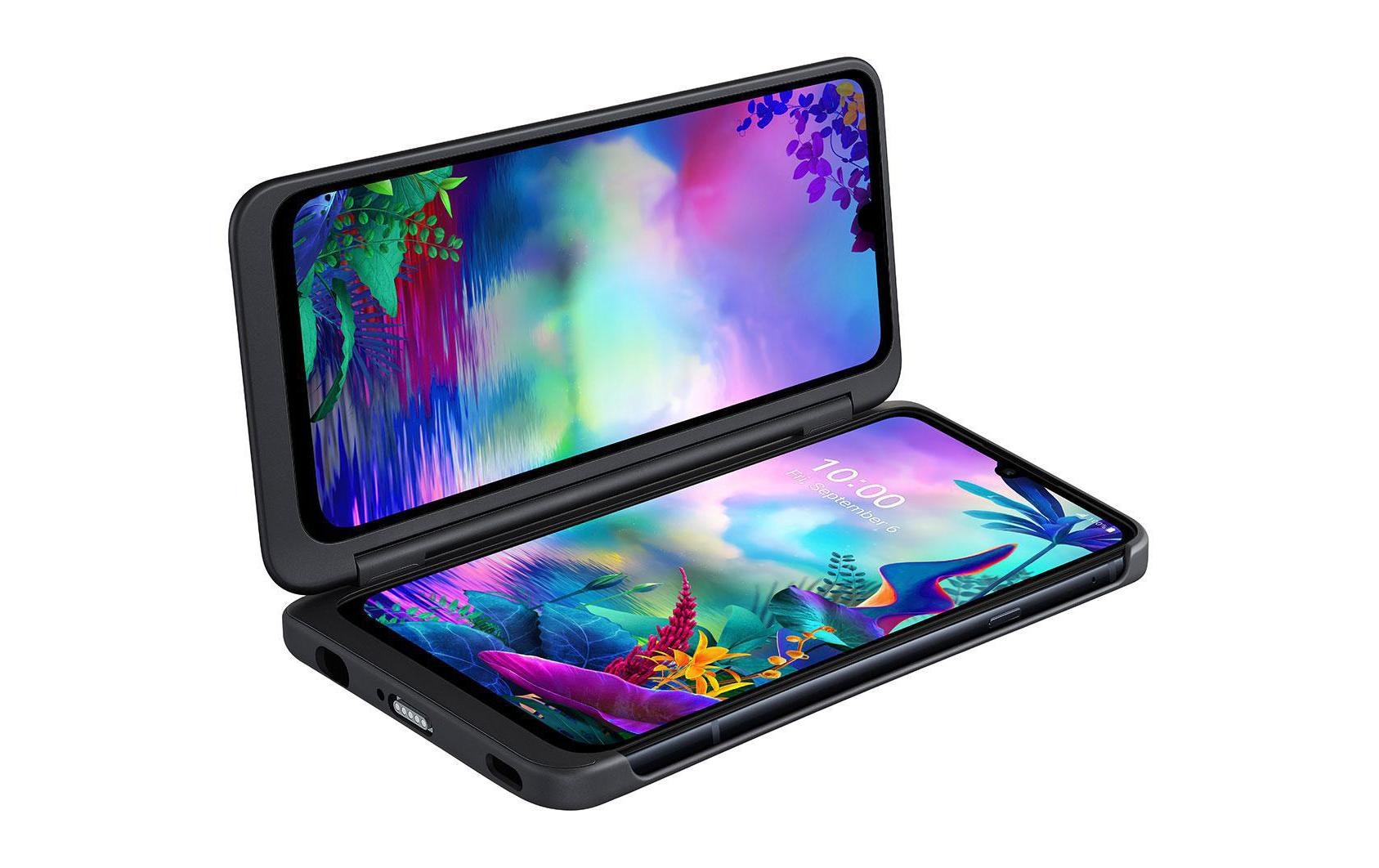 LG Smartphone »G8X ThinQ 128GB Schwarz«, schwarz
