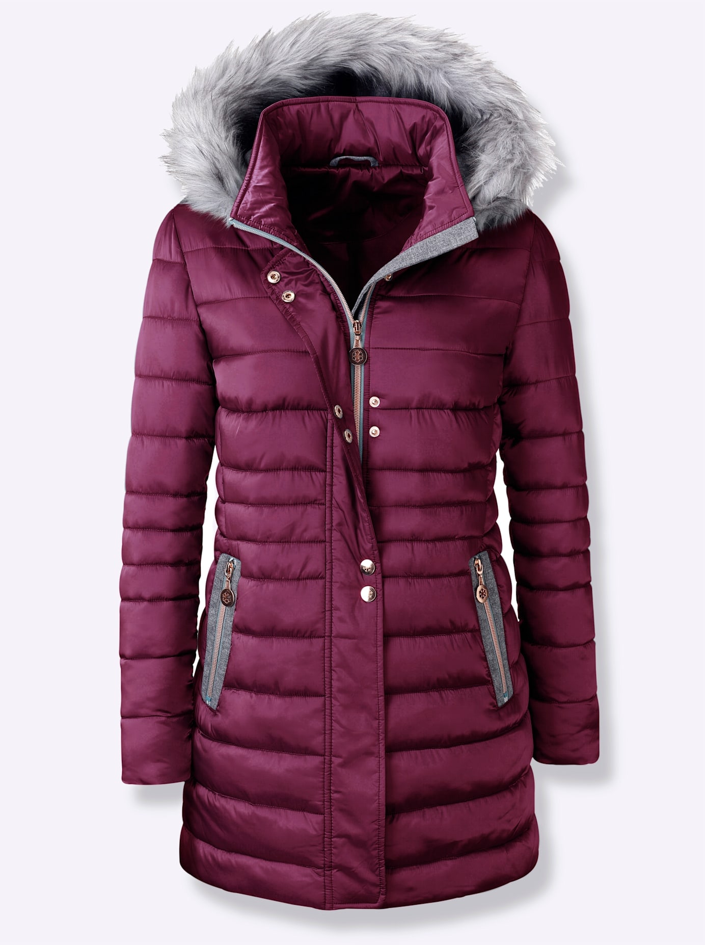 Inspirationen Steppjacke mit Kapuze