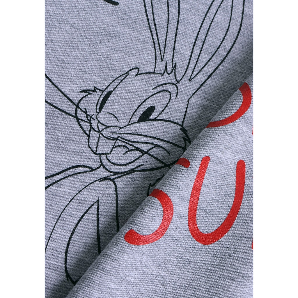 Capelli New York Hoodie, Bugs Bunny Character Lizenz Design auf Vorder- & Rückseite.