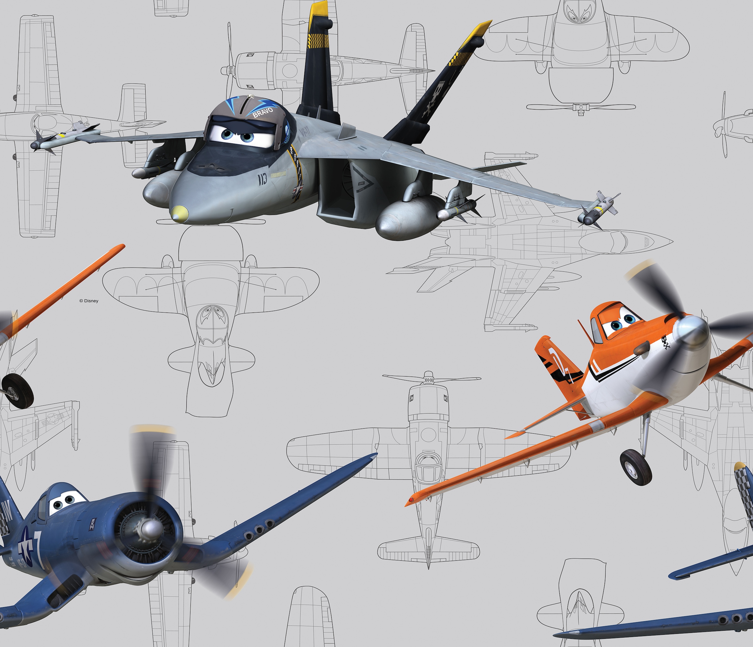 Wirth Platzset »Planes Echo«, (2 St.), Disney