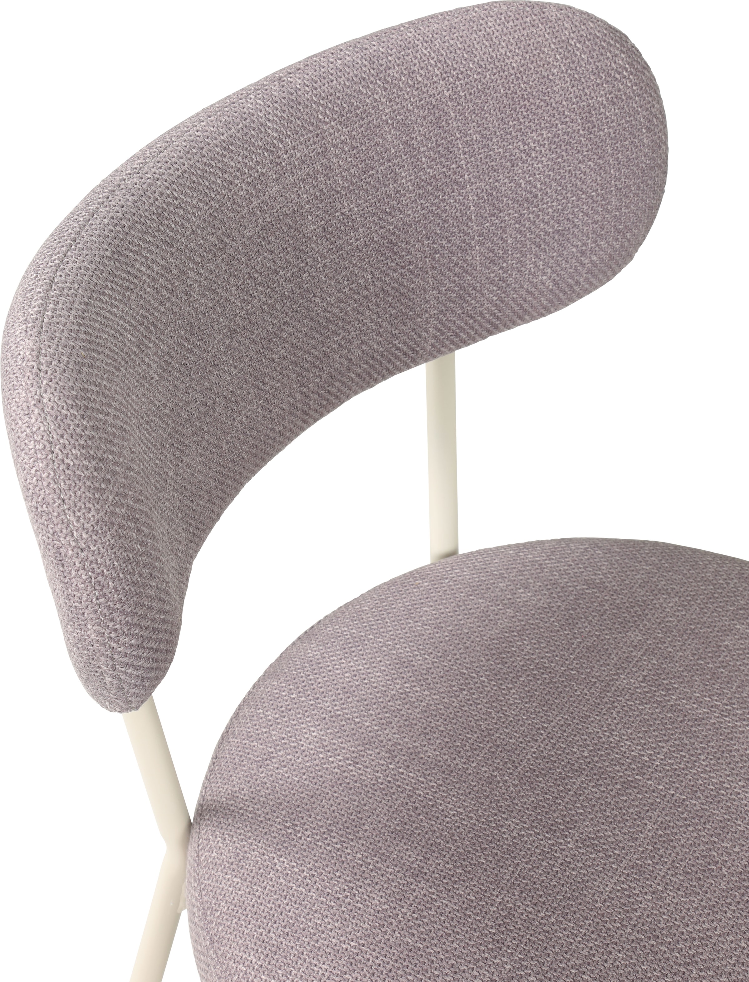TOM TAILOR HOME 4-Fussstuhl »SOFT PAD CHAIR«, (Set), 2 St., Webstoff, Esszimmerstuhl, 4-Fussgestell, mit Rückenausschnitt