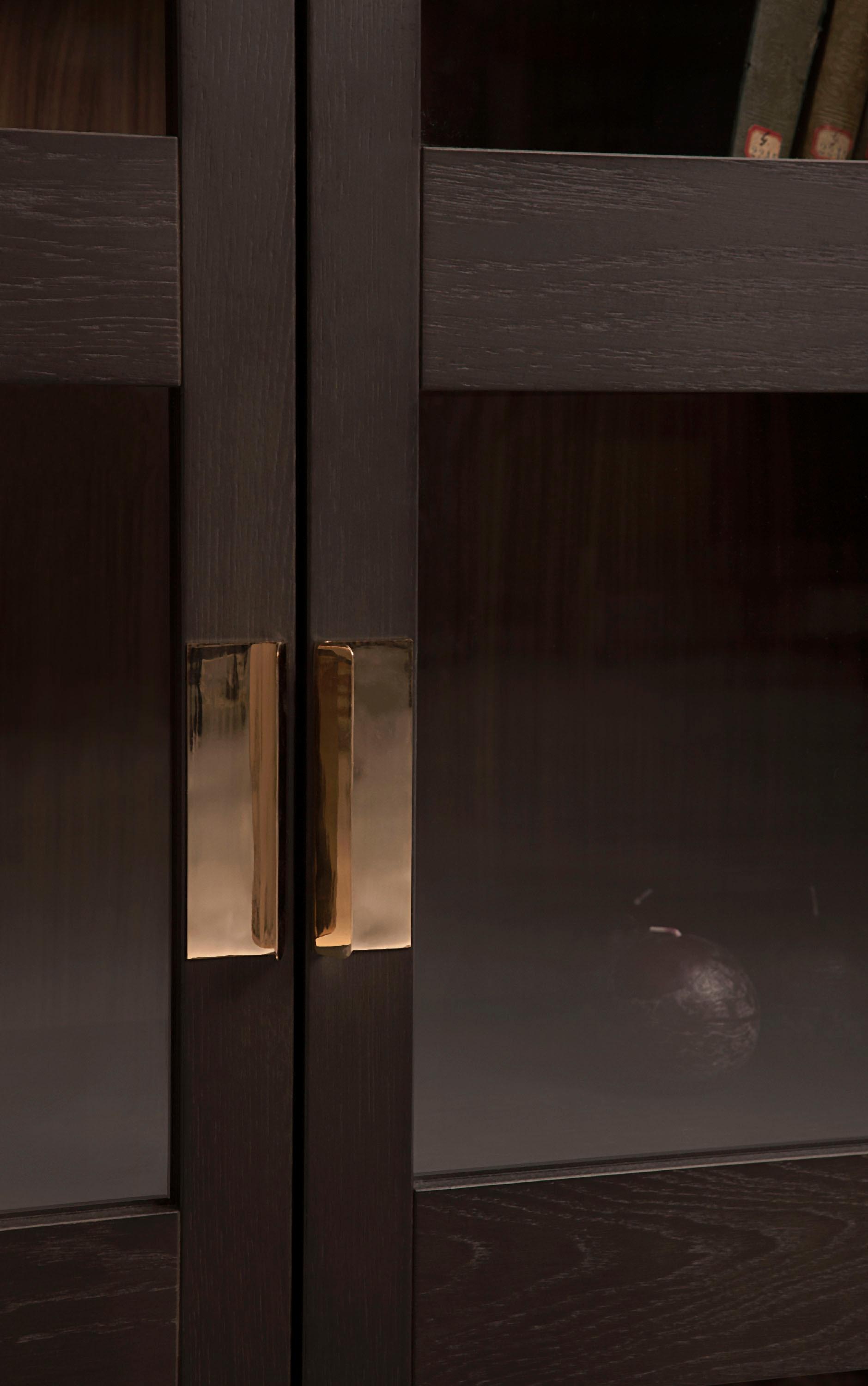 Woodman Vitrine »Parlan«, mit zwei Glastüren und Soft-Close-Funktion, Breite 148 cm, FSC®