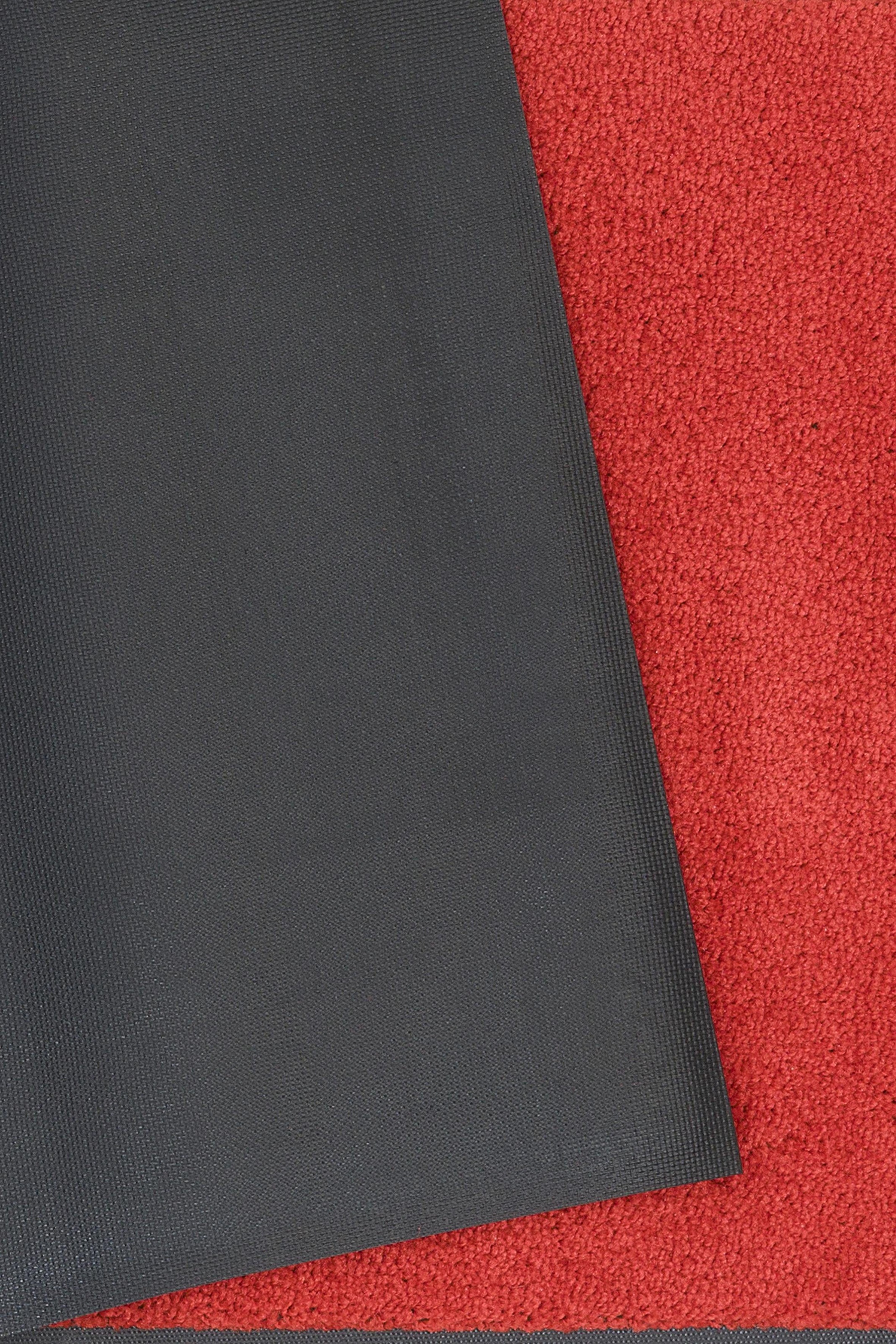 my home Fussmatte »Lavea«, rechteckig, 9 mm Höhe, Schmutzfangmatte, Uni-Farben, In- und Outdoor-Teppich, waschbar
