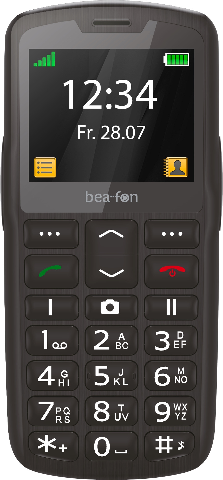 Beafon Handy »SL260«, Schwarz/Silber