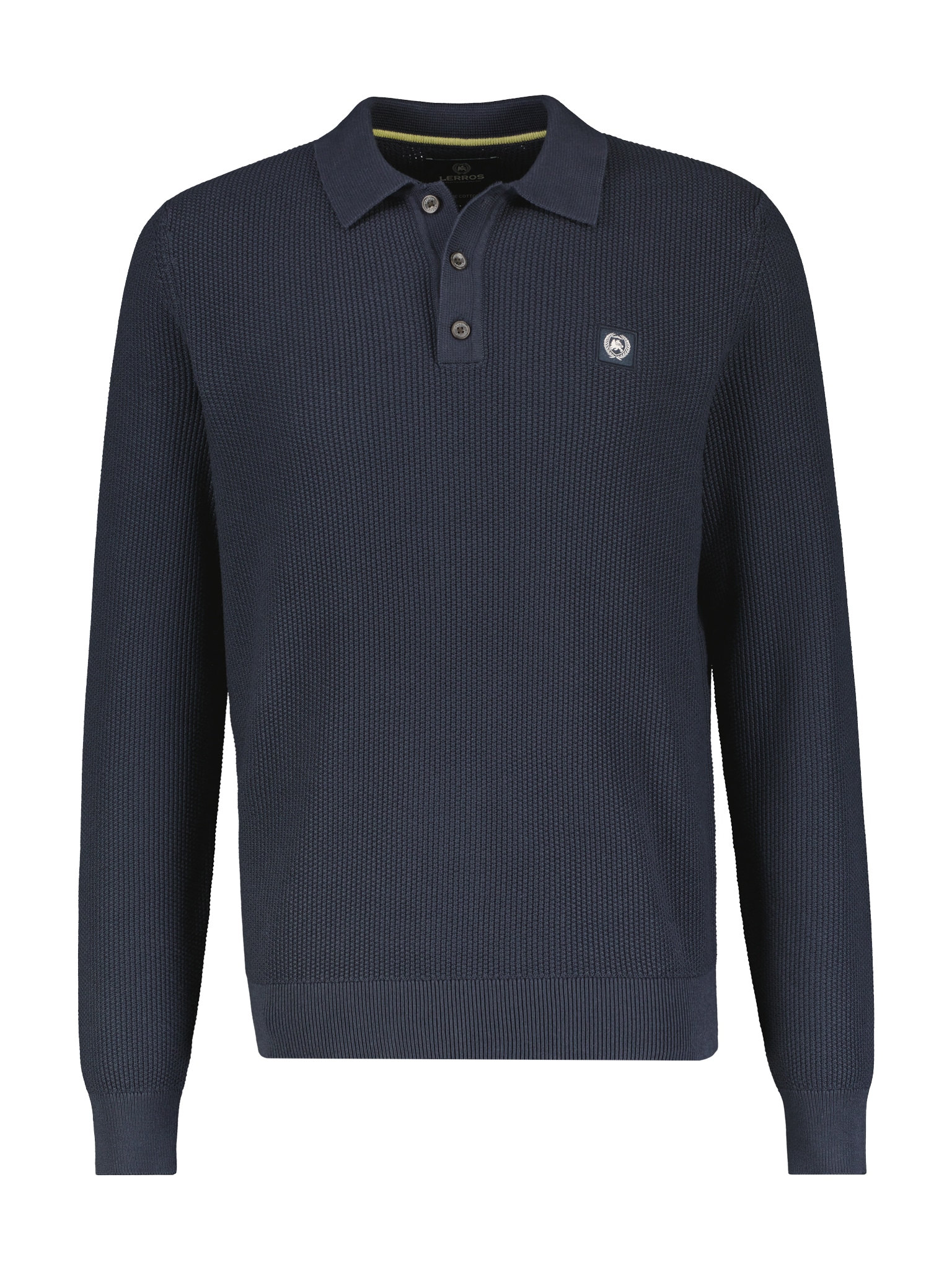 LERROS Polokragenpullover, aus weicher Baumwolle
