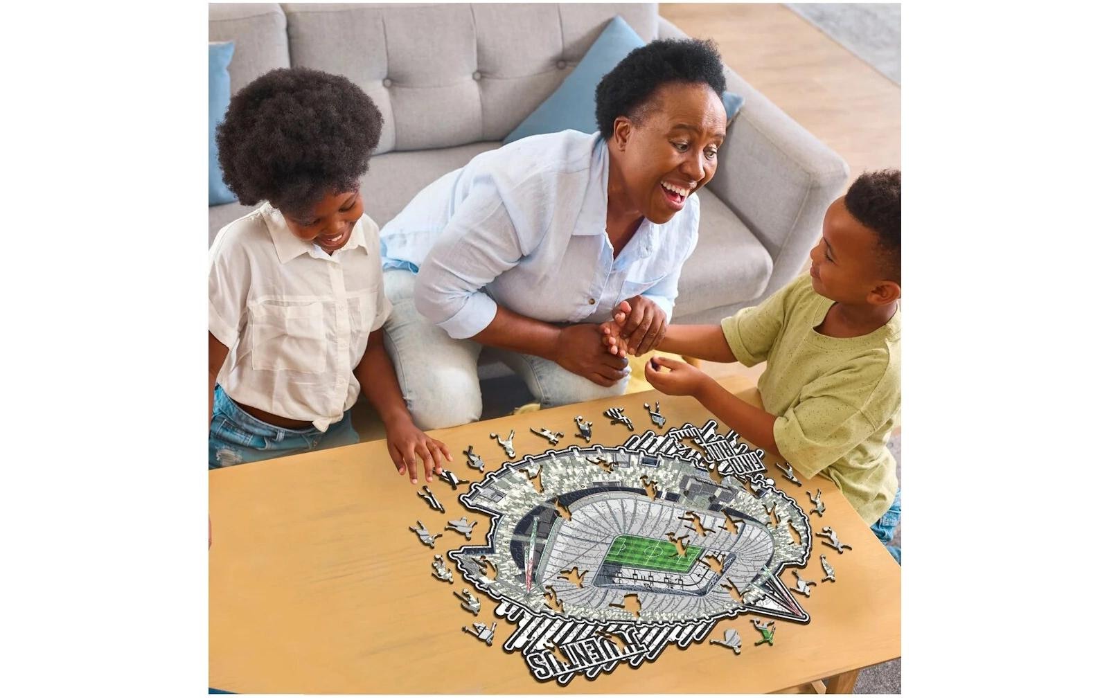 Puzzle »Iconic Juventus Fc – Allianz Stadium«, Holzart: Birke (Herkunftsland: China)