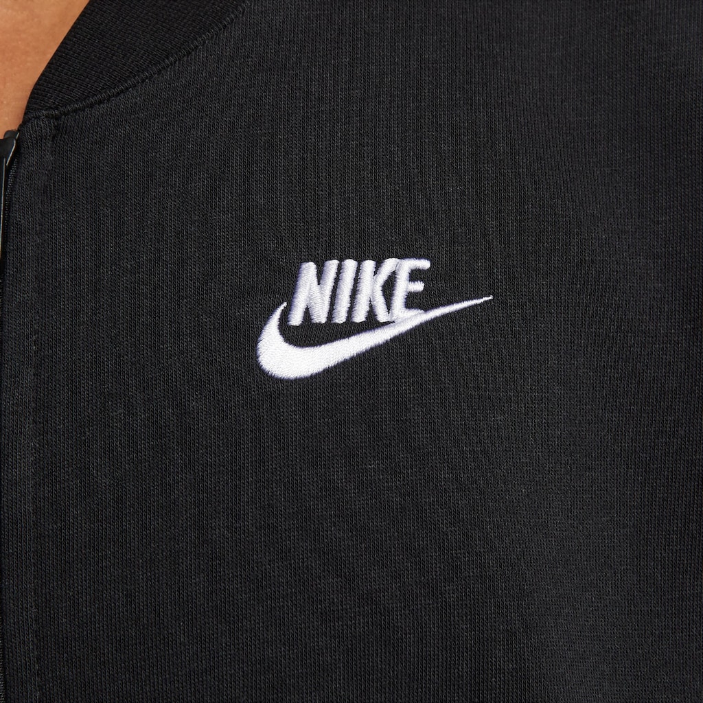 Nike Sportswear Sweatjacke »CLUB FLEECE WOMEN'S OVERSIZED CROPPED FULL-ZIP JACKET«