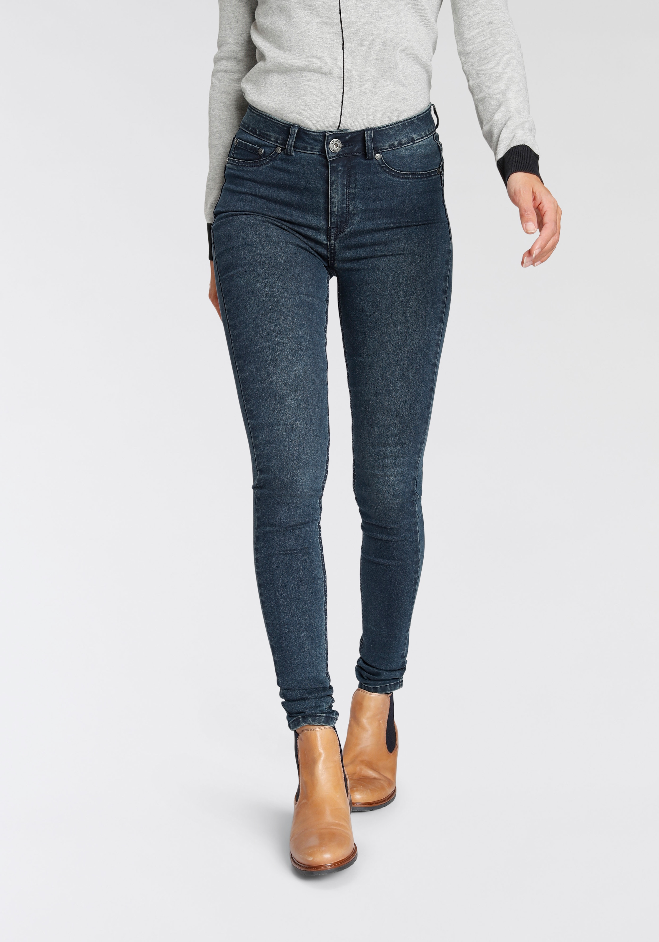 Arizona Skinny-fit-Jeans »Ultra Stretch«, skinny-fit, betonte Taille, shaping-Effekt, high Waist