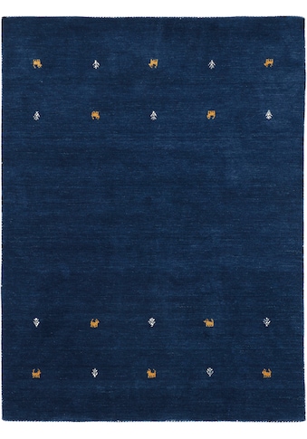 carpetfine Wollteppich »Gabbeh Uni«, rechteckig, 15 mm Höhe, reine Wolle, handgewebt,... kaufen