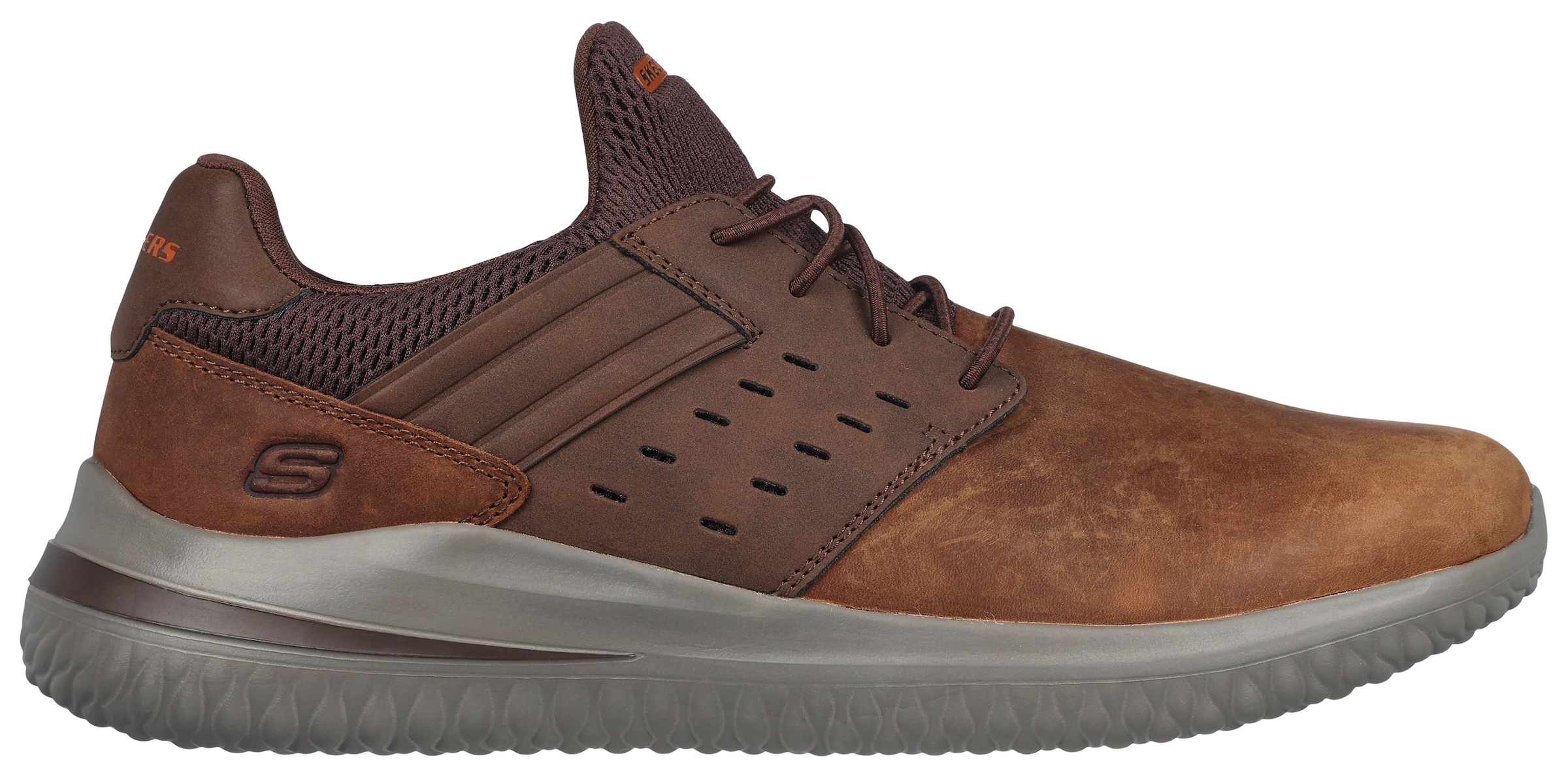 Skechers Slip-On Sneaker »DELSON 3.0«, Sneaker, Freizeitschuh, Slipper mit Goga Mat®-Fussgewölbestützung