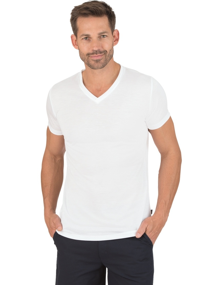 Trigema T-Shirt »TRIGEMA | kaufen Lyocell« Jelmoli-Versand online aus 100% V-Shirt
