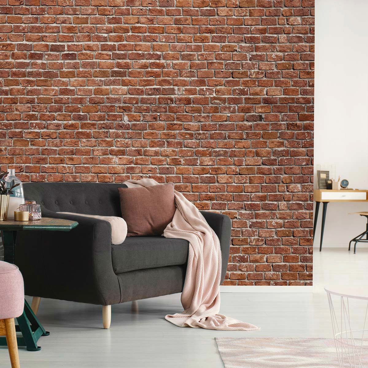 MySpotti Vliestapete »Fresko Brickwall«, Steinoptik, vorgekleistert und reissfest