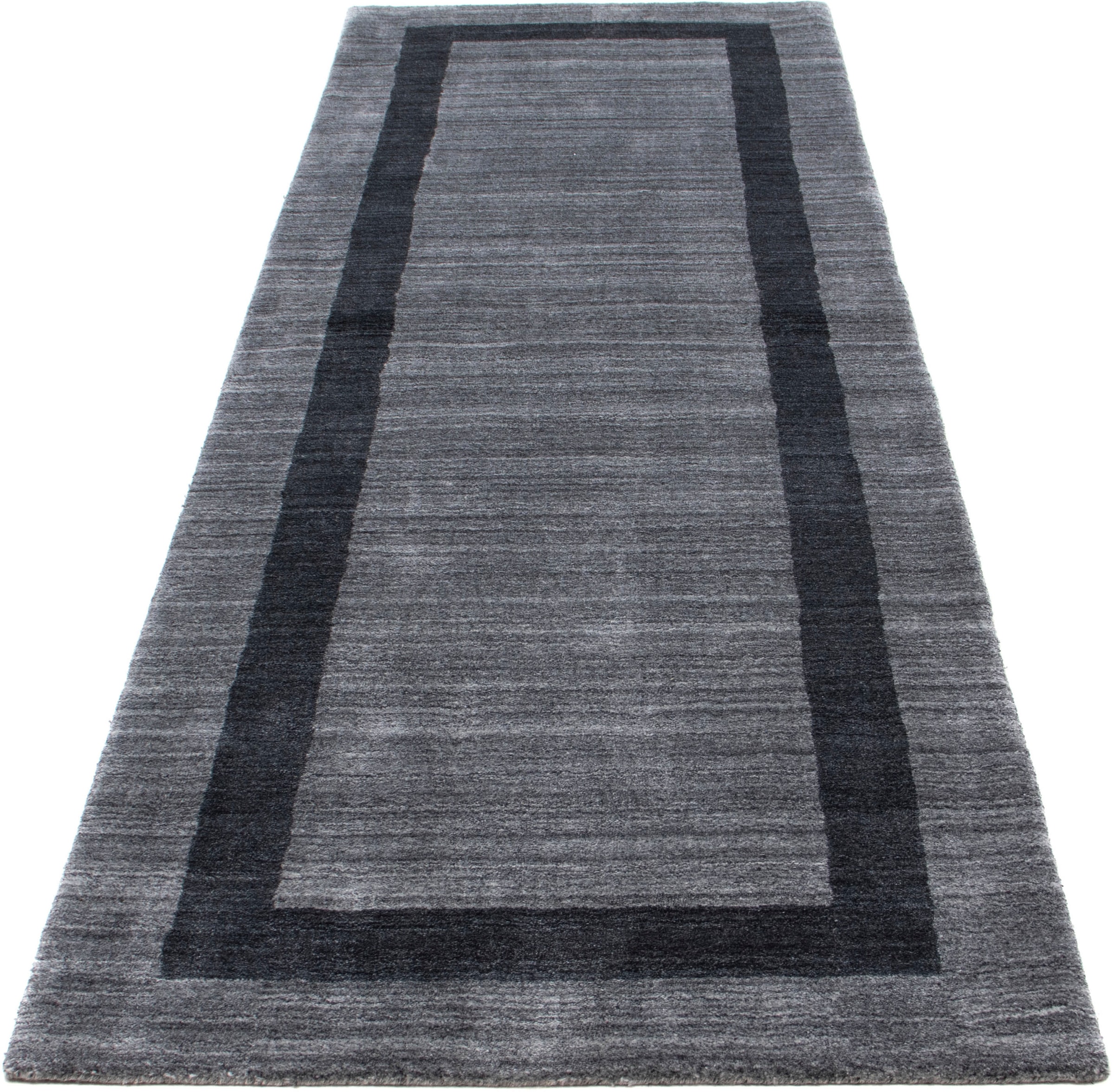 morgenland Teppich x online kaufen mit Handgeknüpft, - Wohnzimmer, Einzelstück Zertifikat »Vintage | 250 80 cm rechteckig, Jelmoli-Versand - grau«