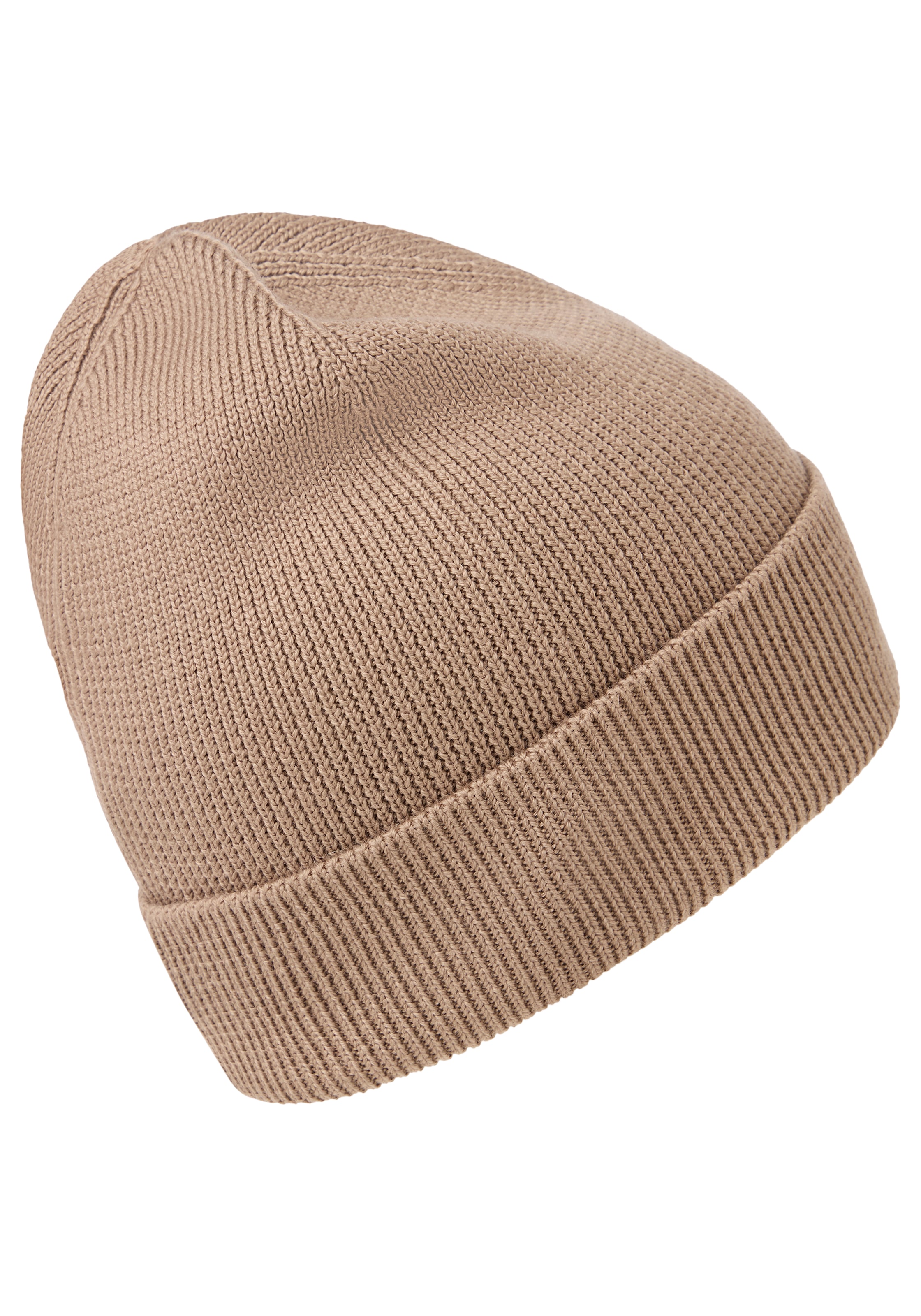 BOSS ORANGE Strickmütze »Foxxy Hat«, mit Label-Aufnäher
